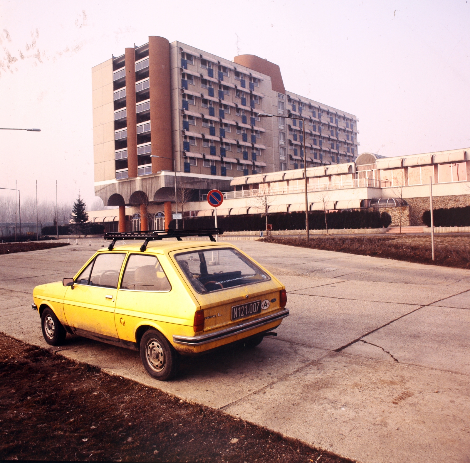 Hungary, Bük, Bükfürdő, Termál körút, SZOT Herbert Warnke Gyógyüdülő., 1984, Gábor Viktor, hotel, Fortepan #193605