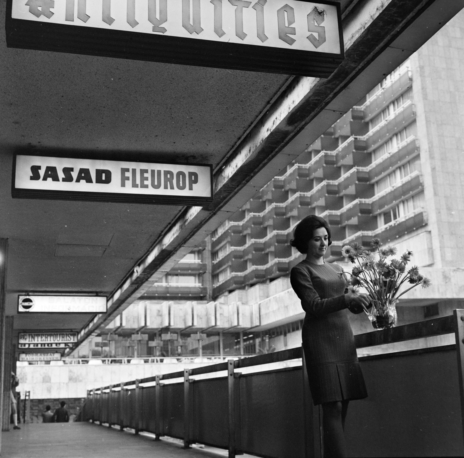 Hungary, Budapest V., Hotel Duna Intercontinental., 1970, Gábor Viktor, Budapest, Fortepan #193666