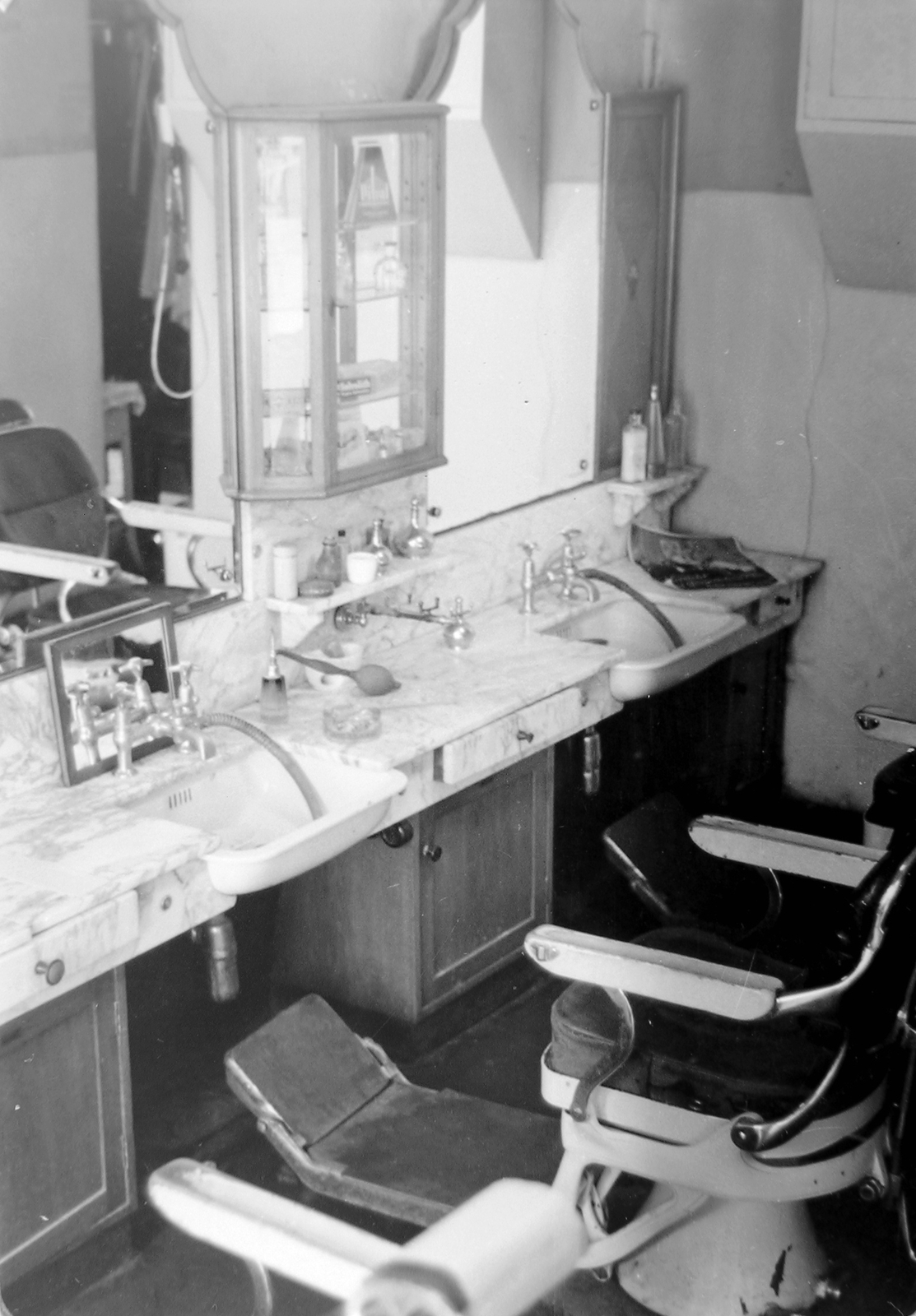 1942, Wein Sarolta, interior, hairdresser, Fortepan #19367