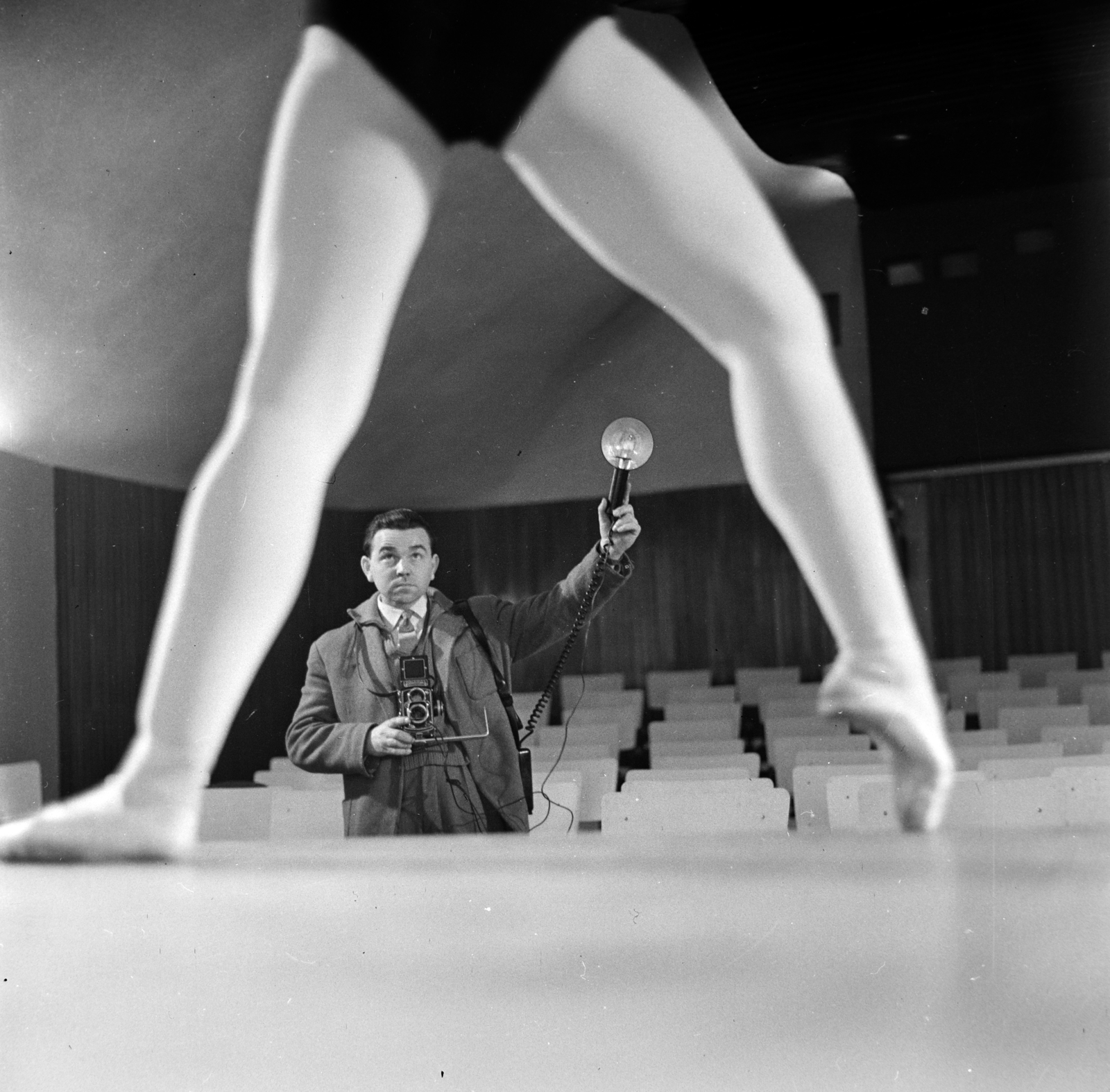1965, Gábor Viktor, dance, photography, camera, flash, ballerina, Fortepan #193717