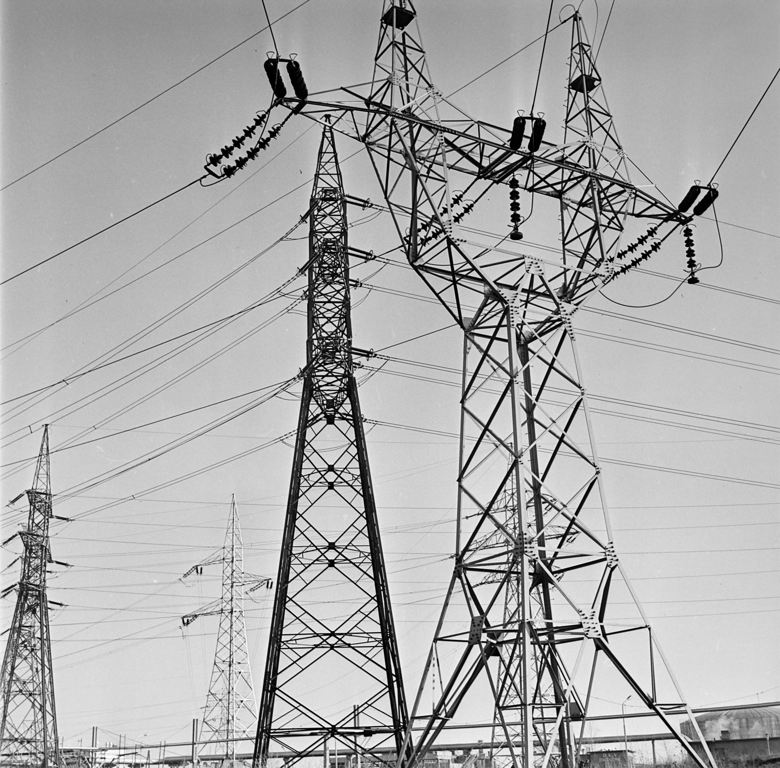 Hungary, Százhalombatta, Dunamenti Erőmű., 1974, Gábor Viktor, Fortepan #193962