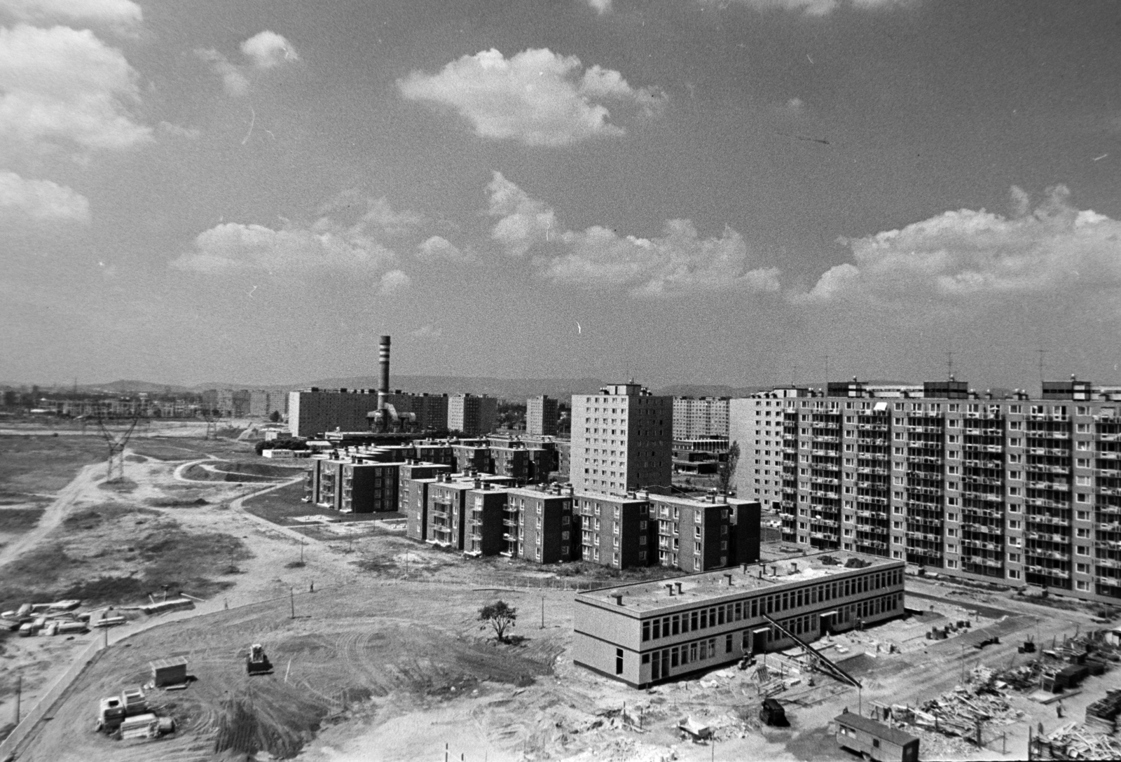 Hungary, Újpalota, Budapest XV., kilátás Zsókavár utca 65-ös számú házból., 1974, Gábor Viktor, Budapest, Fortepan #194232