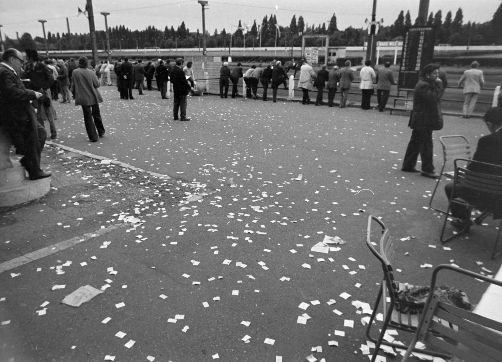 Hungary, Budapest VIII., Kerepesi úti Ügetőpálya., 1972, Gábor Viktor, Budapest, Fortepan #194281
