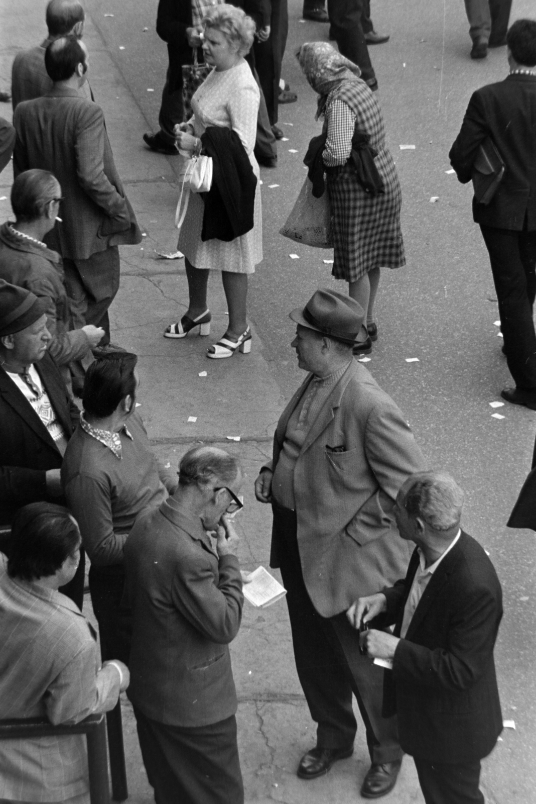 Hungary, Budapest VIII., Kerepesi úti Ügetőpálya., 1972, Gábor Viktor, Budapest, Fortepan #194327