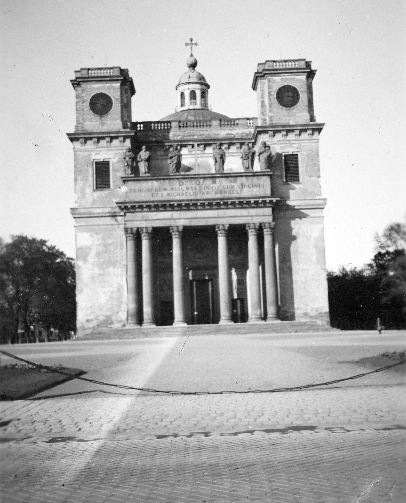 Hungary, Vác, Nagyboldogasszony-székesegyház., 1924, Lencse Zoltán, Isidore Canevale-design, Fortepan #19440