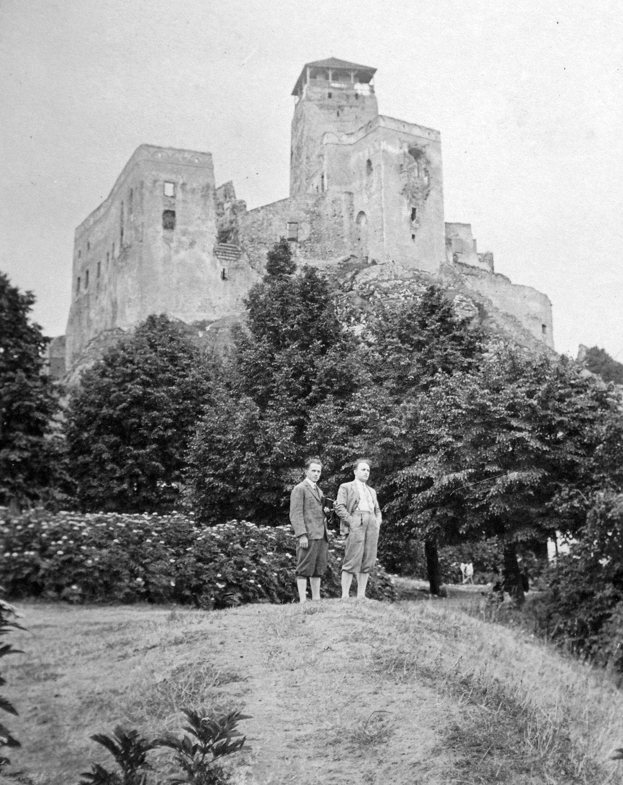 Slovakia, Trenčín, Trencsén vára., 1929, Fortepan, Czechoslovakia, castle, Fortepan #19462