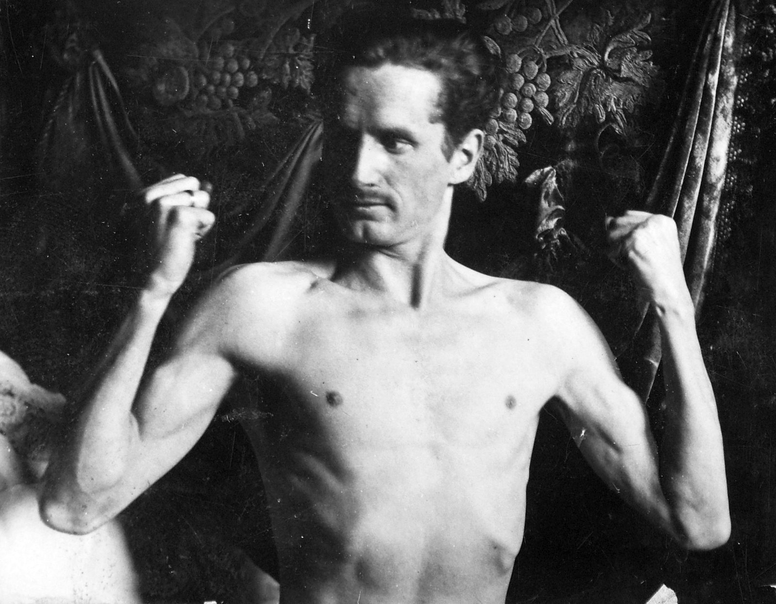 1934, Fortepan, exercise, half-naked, strong, Fortepan #19470