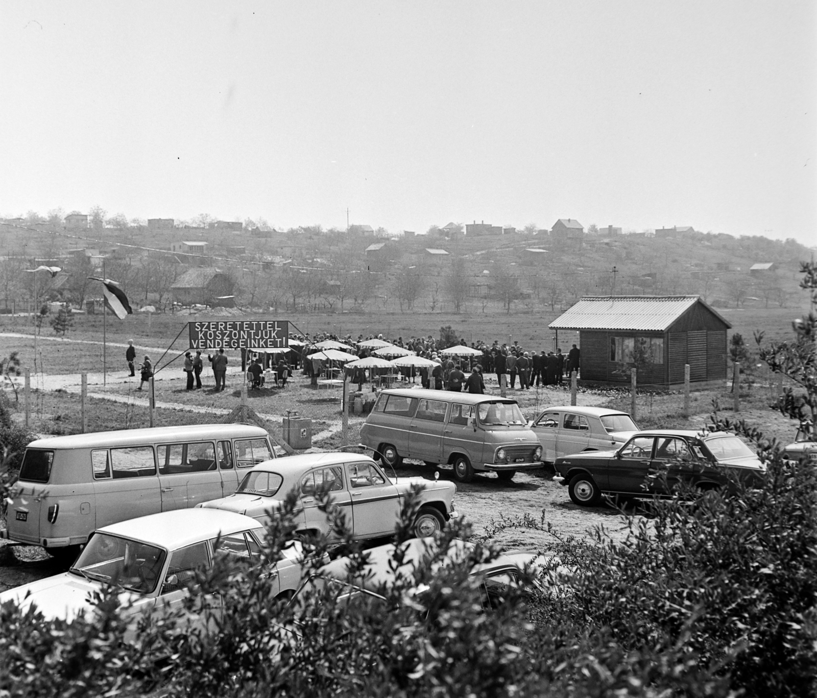 Hungary, Budaörs, Virág utca 6., a Nyugdíjas kert megnyitása 1974. április 30-án., 1974, Bojár Sándor, Fortepan #194777