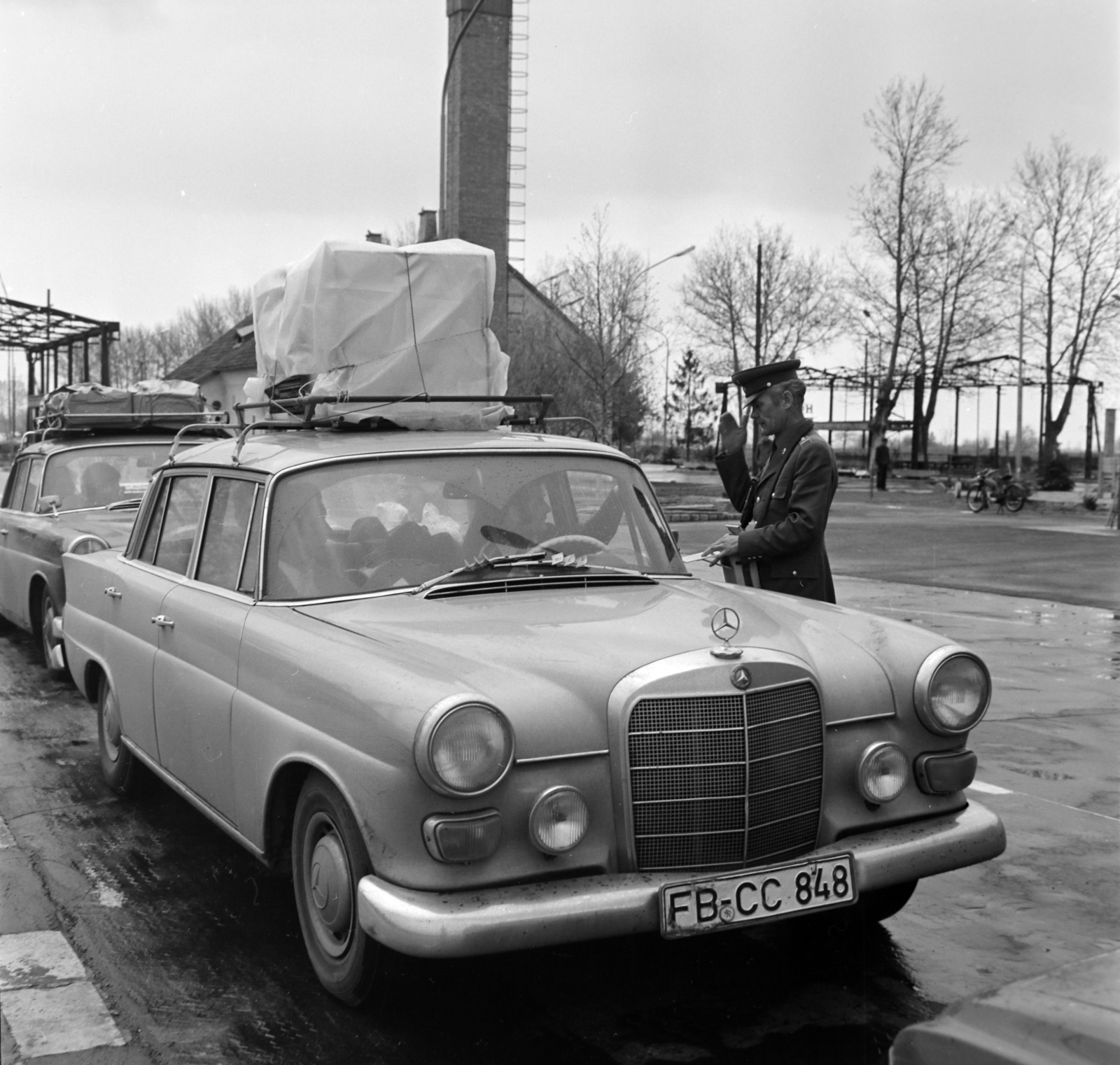 Hungary, Röszke, határátkelő., 1973, Bojár Sándor, Fortepan #194834
