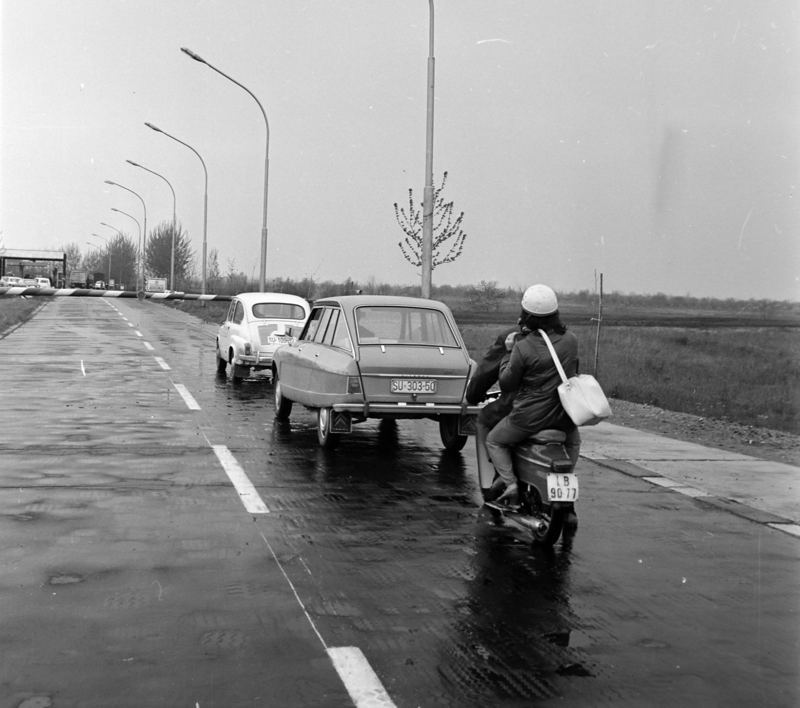 Hungary, Röszke, határátkelő., 1973, Bojár Sándor, Fortepan #194836