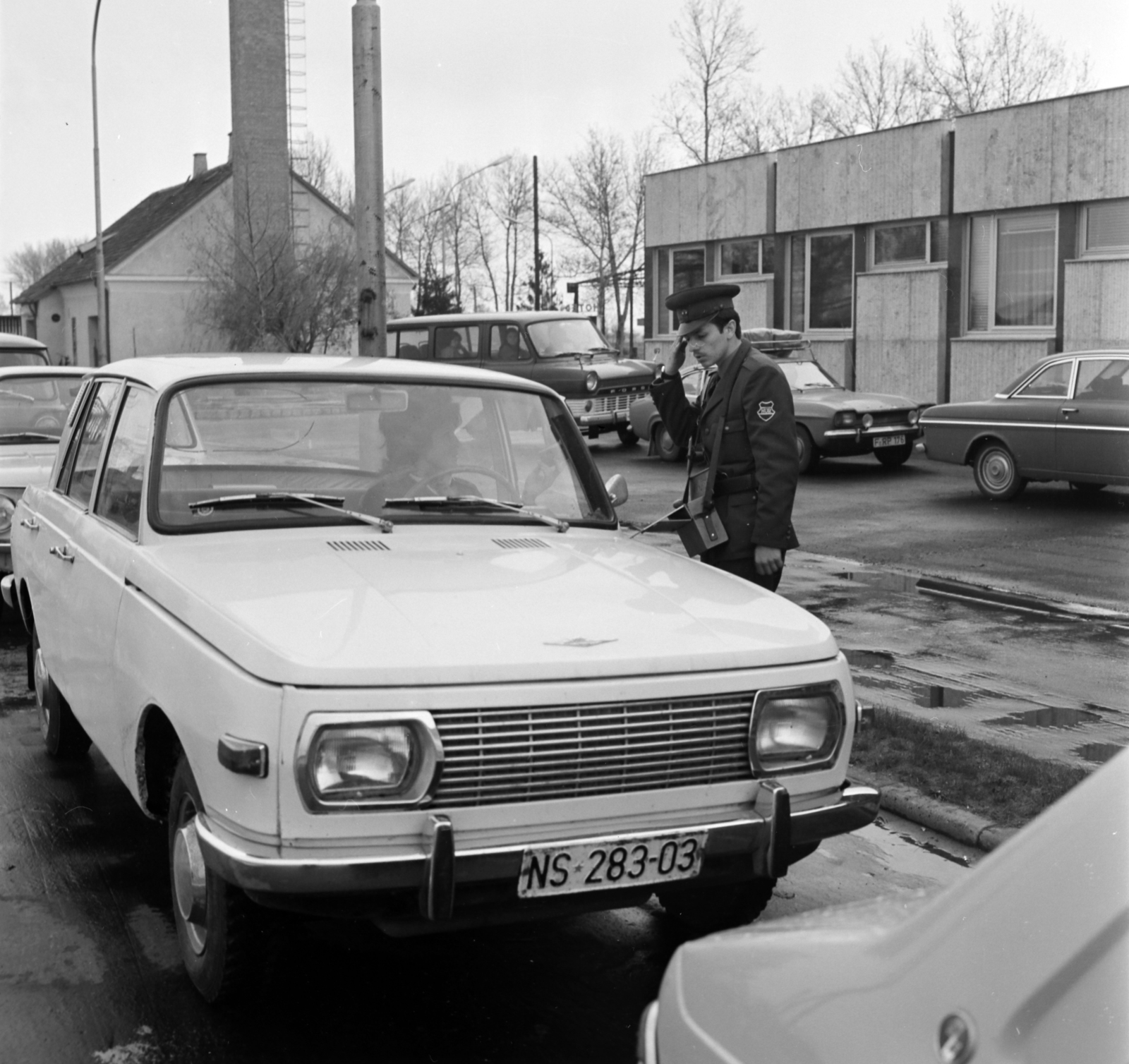 Hungary, Röszke, határátkelő., 1973, Bojár Sándor, Fortepan #194839