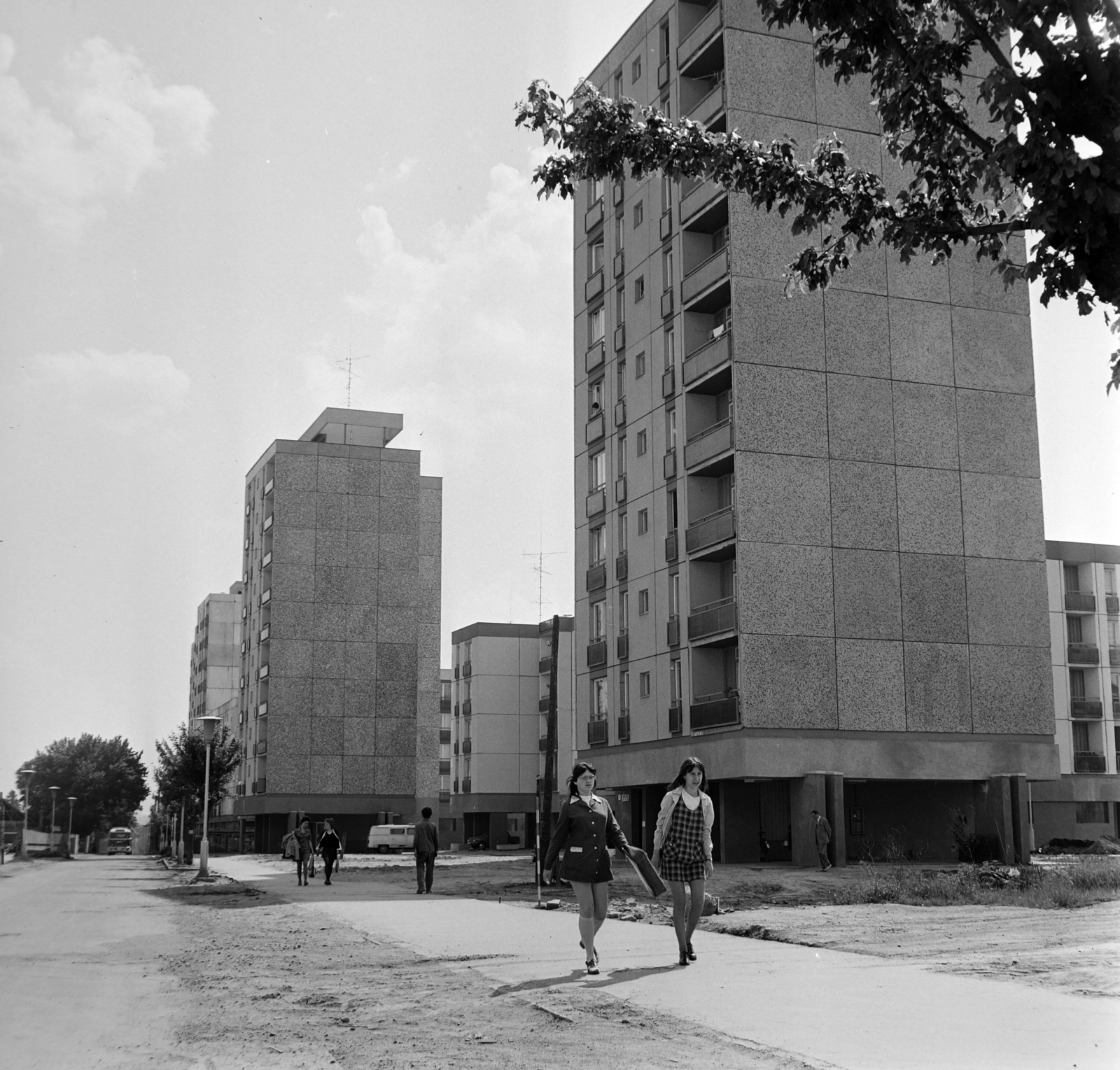 Hungary, Kaposvár, a Honvéd utca a 48-as Ifjúság útja felől nézve., 1974, Bojár Sándor, Fortepan #194975