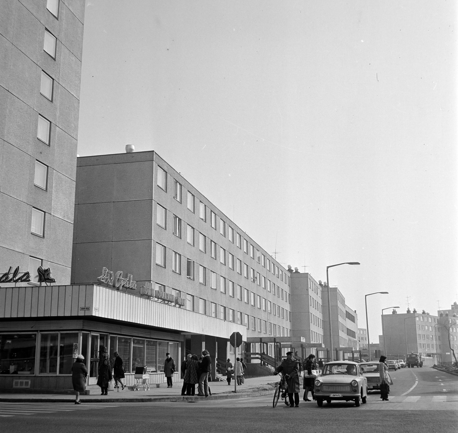 Hungary, Debrecen, Burgundia utca a Csapó utca felől nézve., 1975, Bojár Sándor, Fortepan #195007