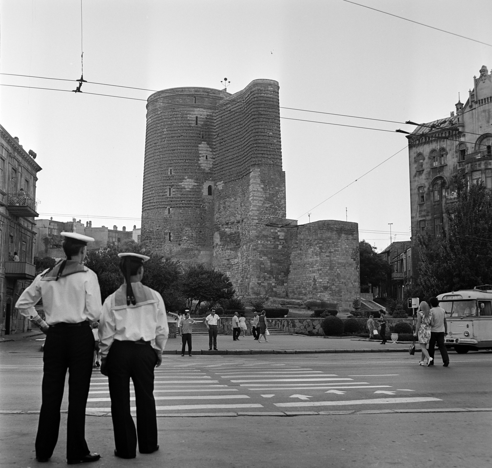 Baku, Szűz-torony (Qız qalası)., 1975, Bojár Sándor, Soviet Union, Fortepan #195043