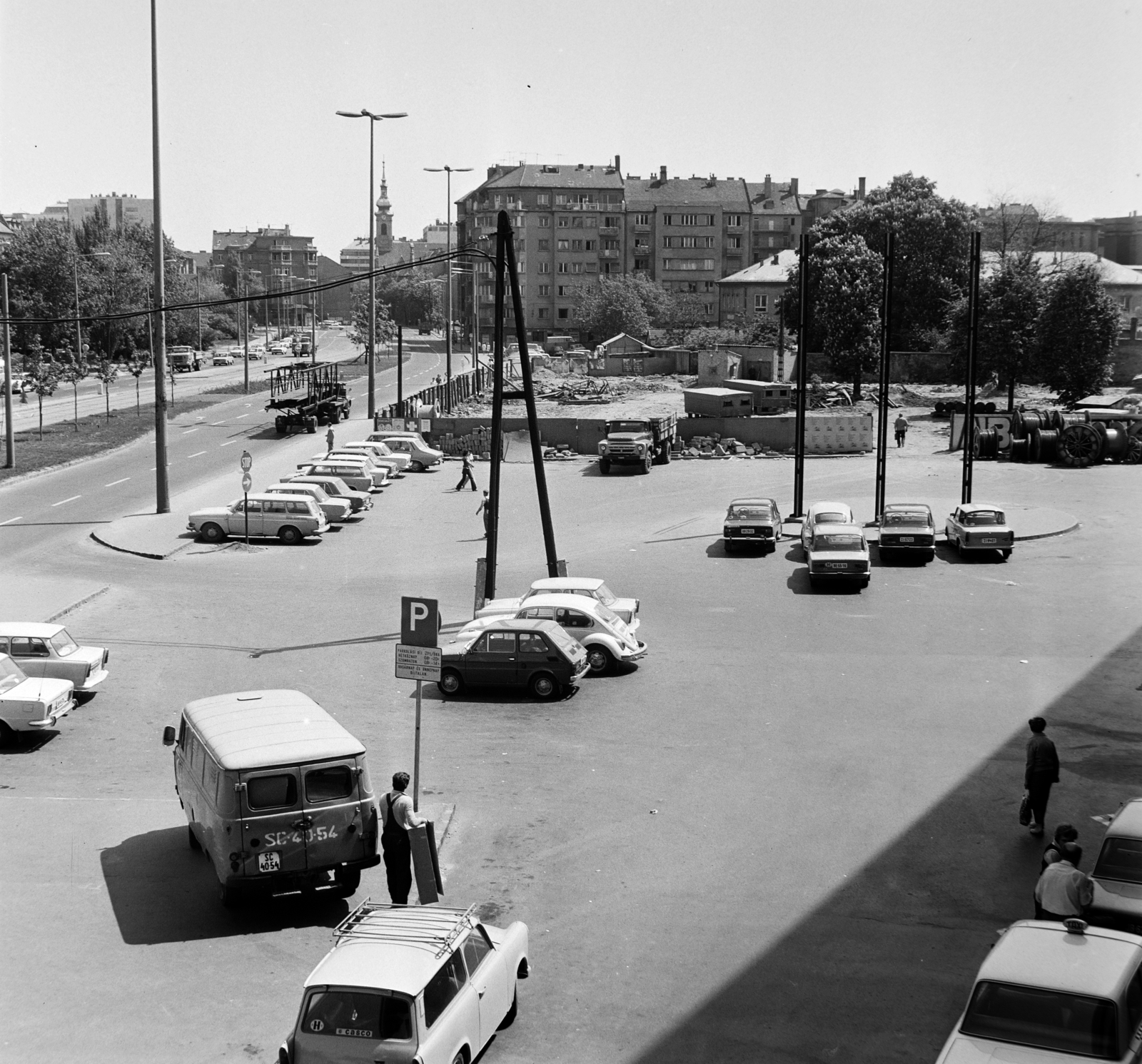 Magyarország, Budapest I., Krisztina körút a Déli pályaudvartól a Feszty Árpád utca felé nézve., 1977, Bojár Sándor, Budapest, Fortepan #195106