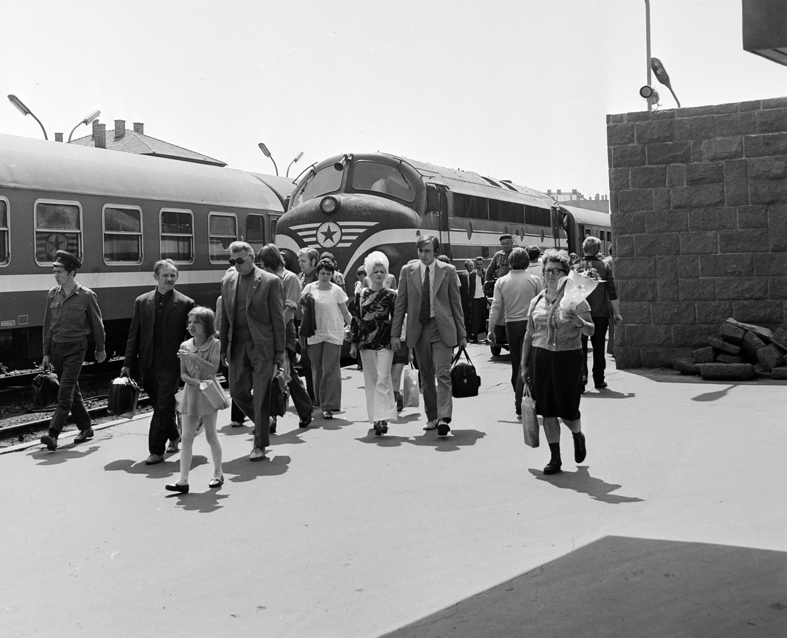 Hungary, Budapest I., Déli pályaudvar., 1974, Bojár Sándor, Budapest, Fortepan #195319