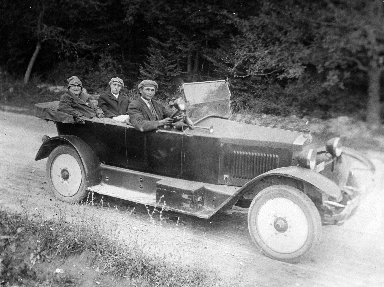 1931, Fortepan, tableau, travelling, automobile, Fortepan #19541