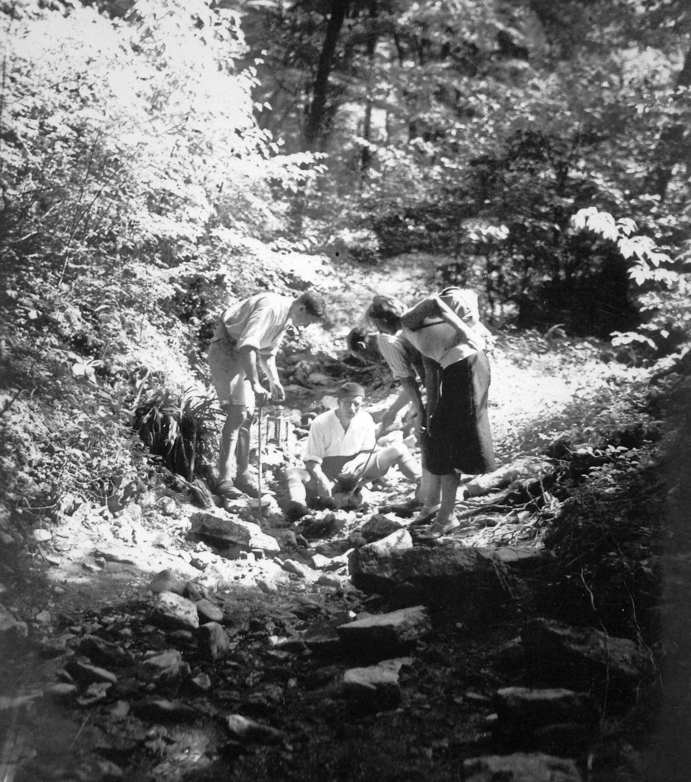 1938, Fortepan, excursion, watercourse, Fortepan #19544
