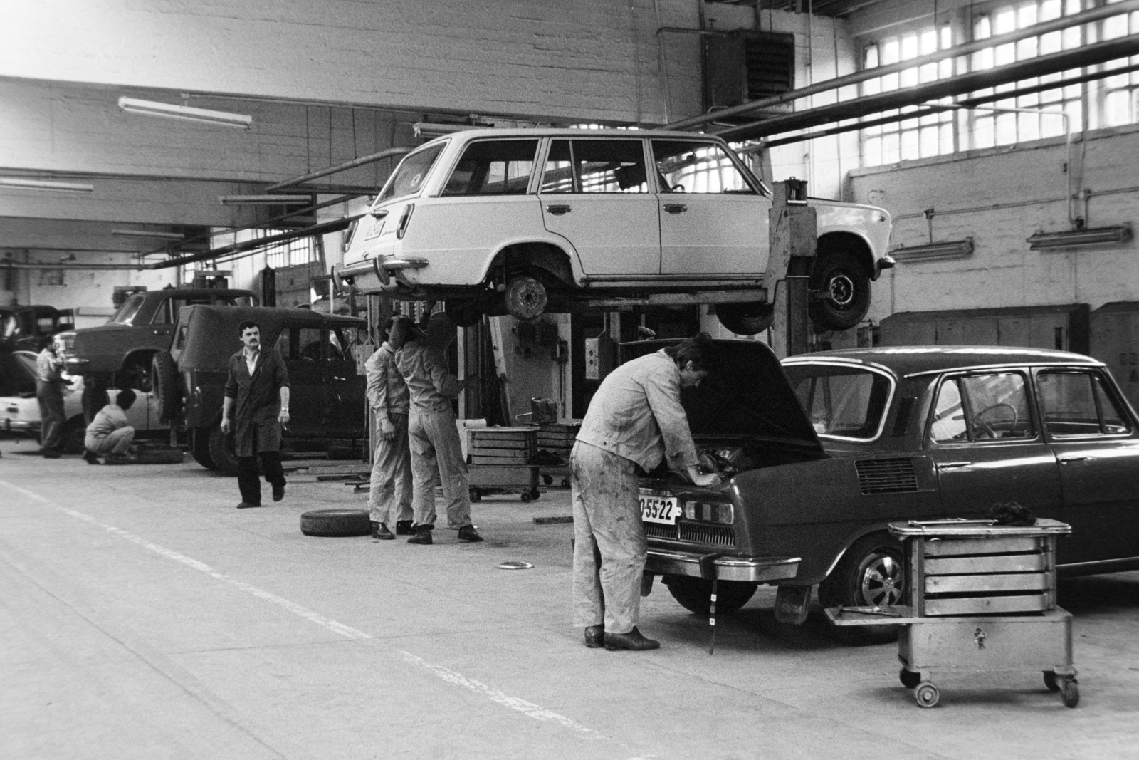 1979, Bojár Sándor, szervíz, Lada-brand, Lada 1200 estate, Fortepan #195654