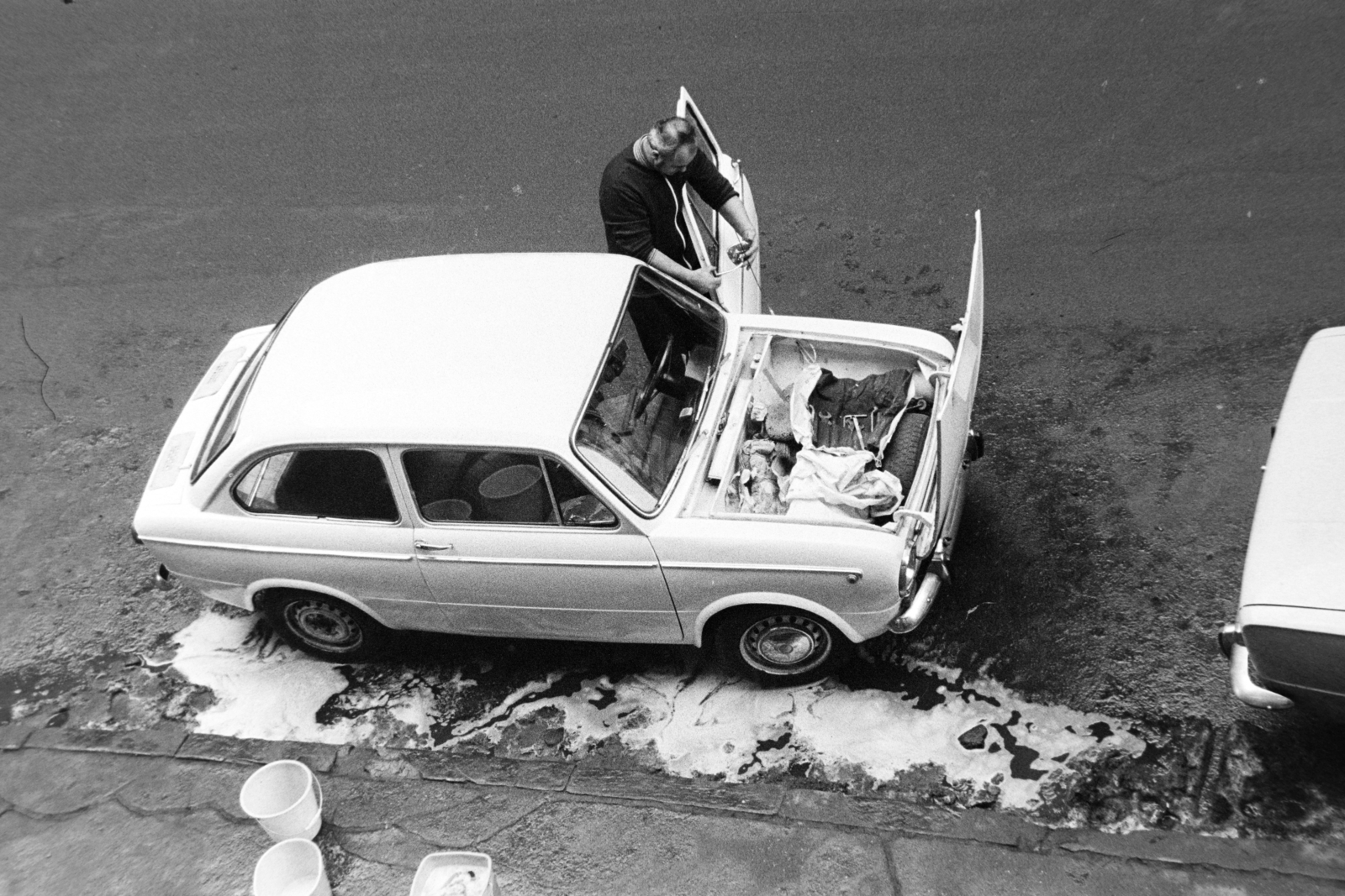 Hungary, Budapest VII., Madách Imre út, a 3. számú házból fényképezve., 1975, Bojár Sándor, Budapest, Fortepan #195659