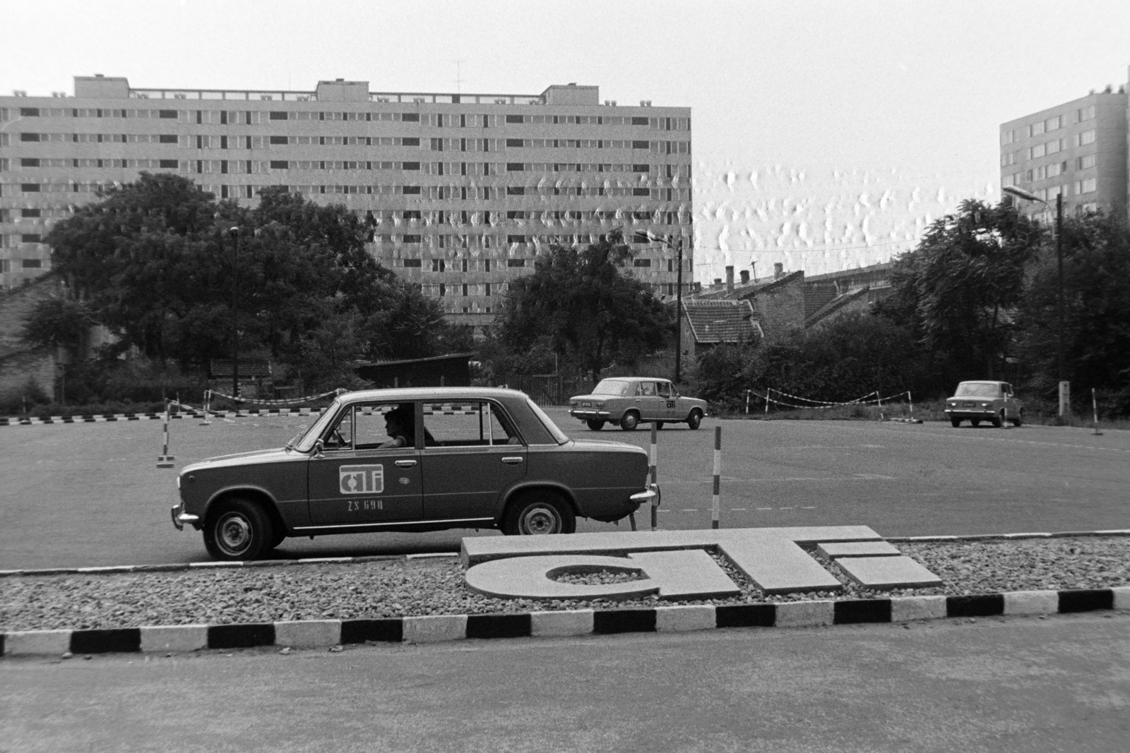 Hungary, Budapest XXI., Jókai utca, az ATI (Autóközlekedési Tanintézet) tanpályája., 1979, Bojár Sándor, Budapest, Fortepan #195813