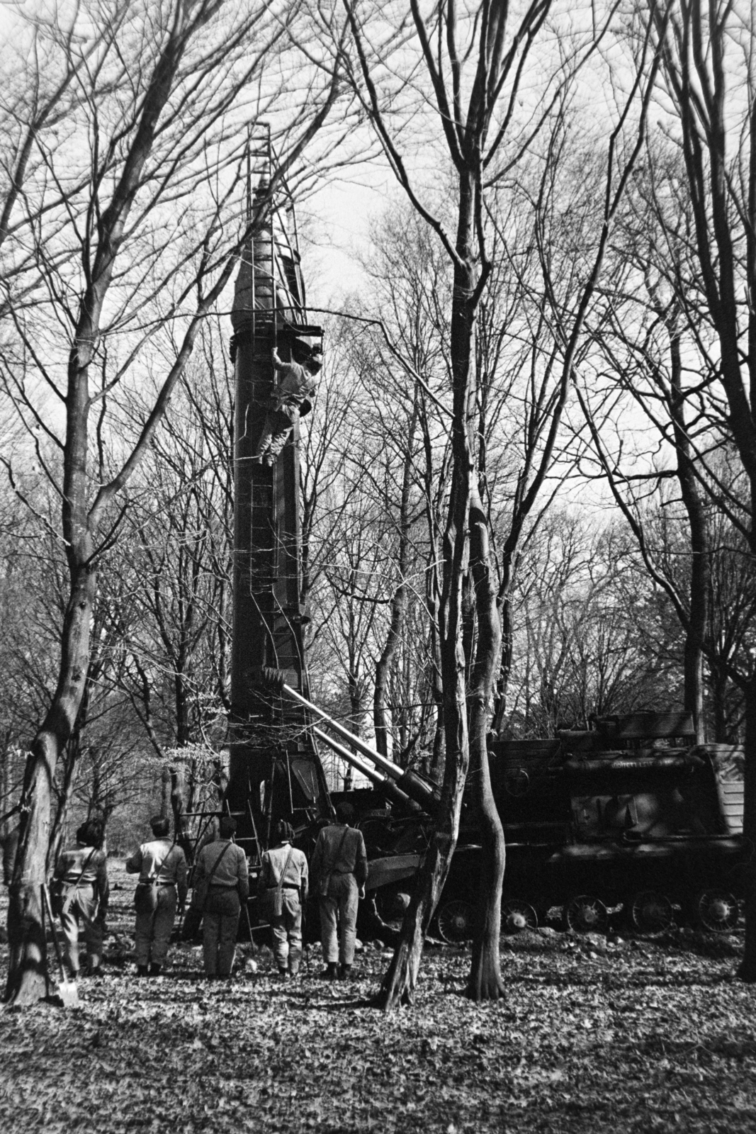 Hungary, a Magyar Néphadsereg R-11M (SS-1B Scud A) típusú harcászati-hadműveleti nukleáris robbanófejjel is ellátható rakétája., 1973, Bojár Sándor, Fortepan #195846