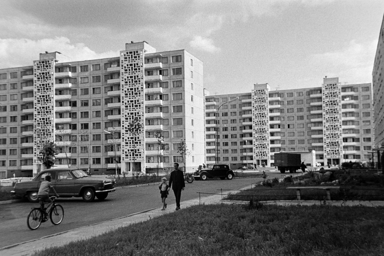 Litvánia, Vilnius, Žirmūnų gatvė., 1969, Bojár Sándor, Szovjetunió, Fortepan #195931