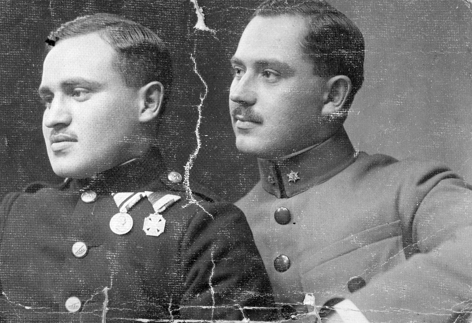 1917, Fortepan, portré, első világháború, egyenruha, férfiak, katona, Fortepan #19599