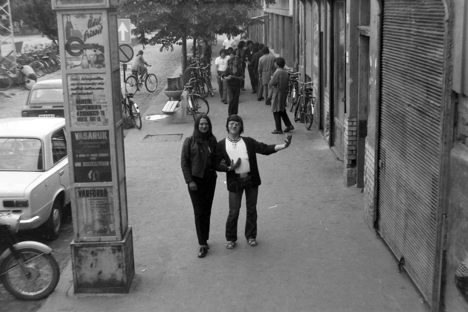 Magyarország, Gyula, 1972, Bogyó Virág, kerékpár, Fortepan #196089