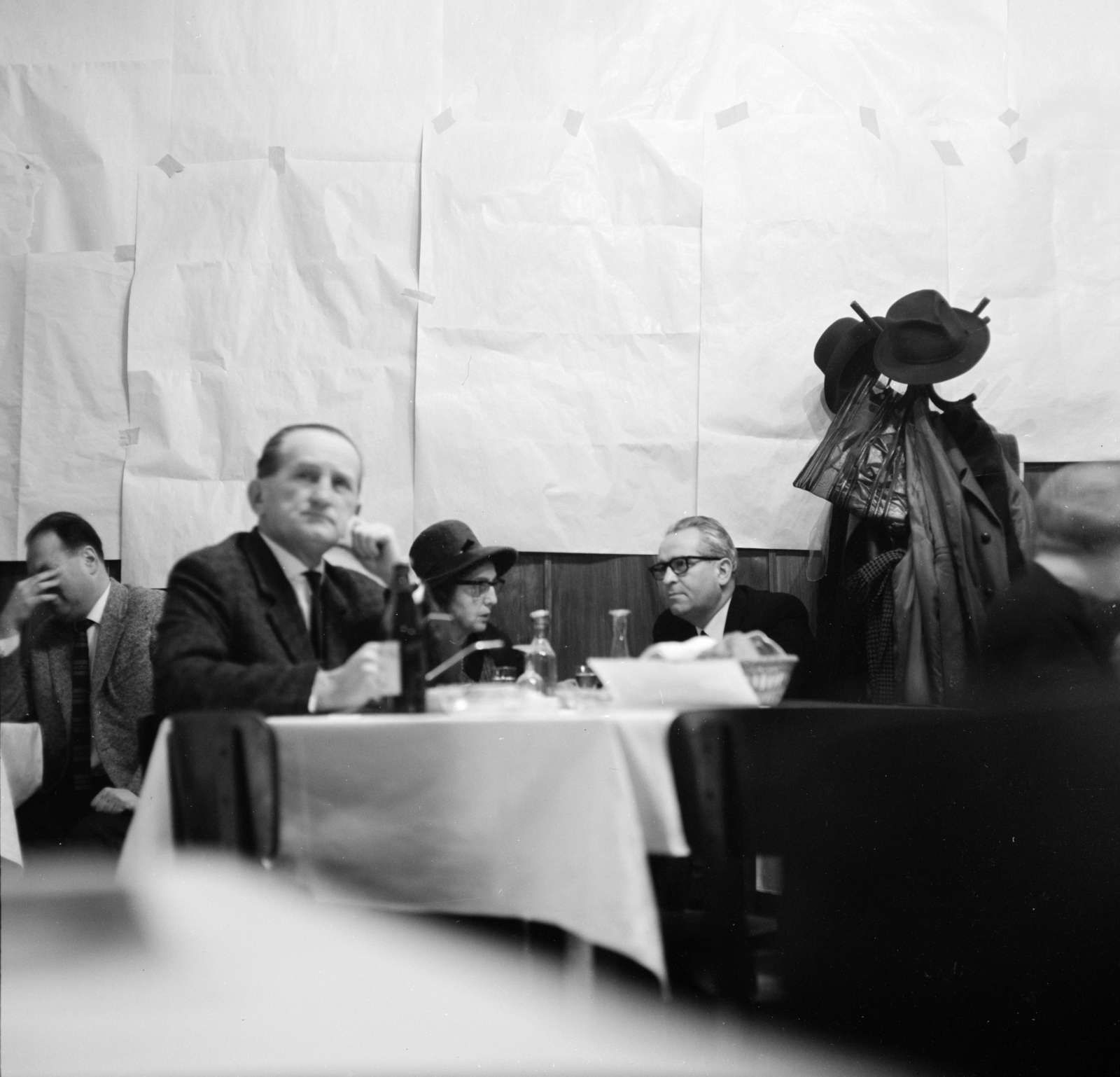 1967, Zofia Rydet, hospitality, hat, Fortepan #196189