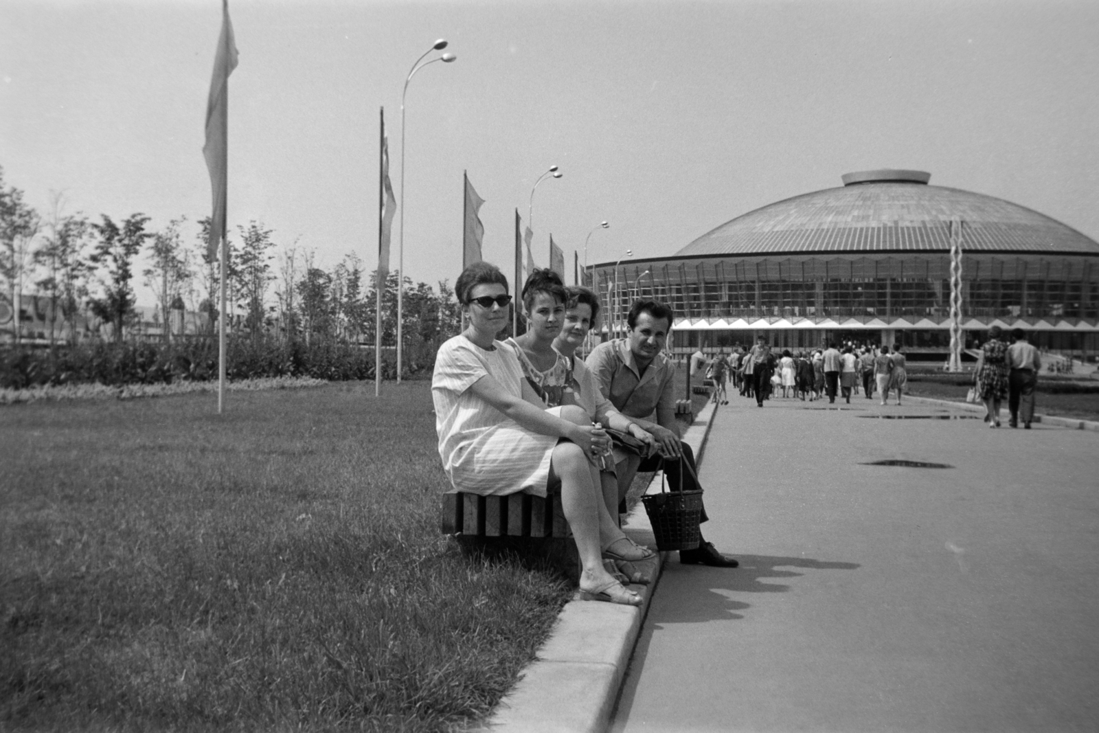 Romania, Bucharest, Kiállítási Központ (később Romexpo), szemben a Központi Pavilon., 1966, Szűcs Lóránd, Fortepan #196384