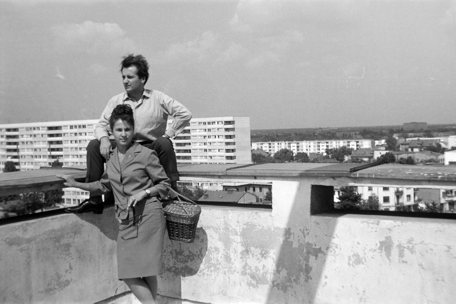 1966, Szűcs Lóránd, man and woman, Fortepan #196400