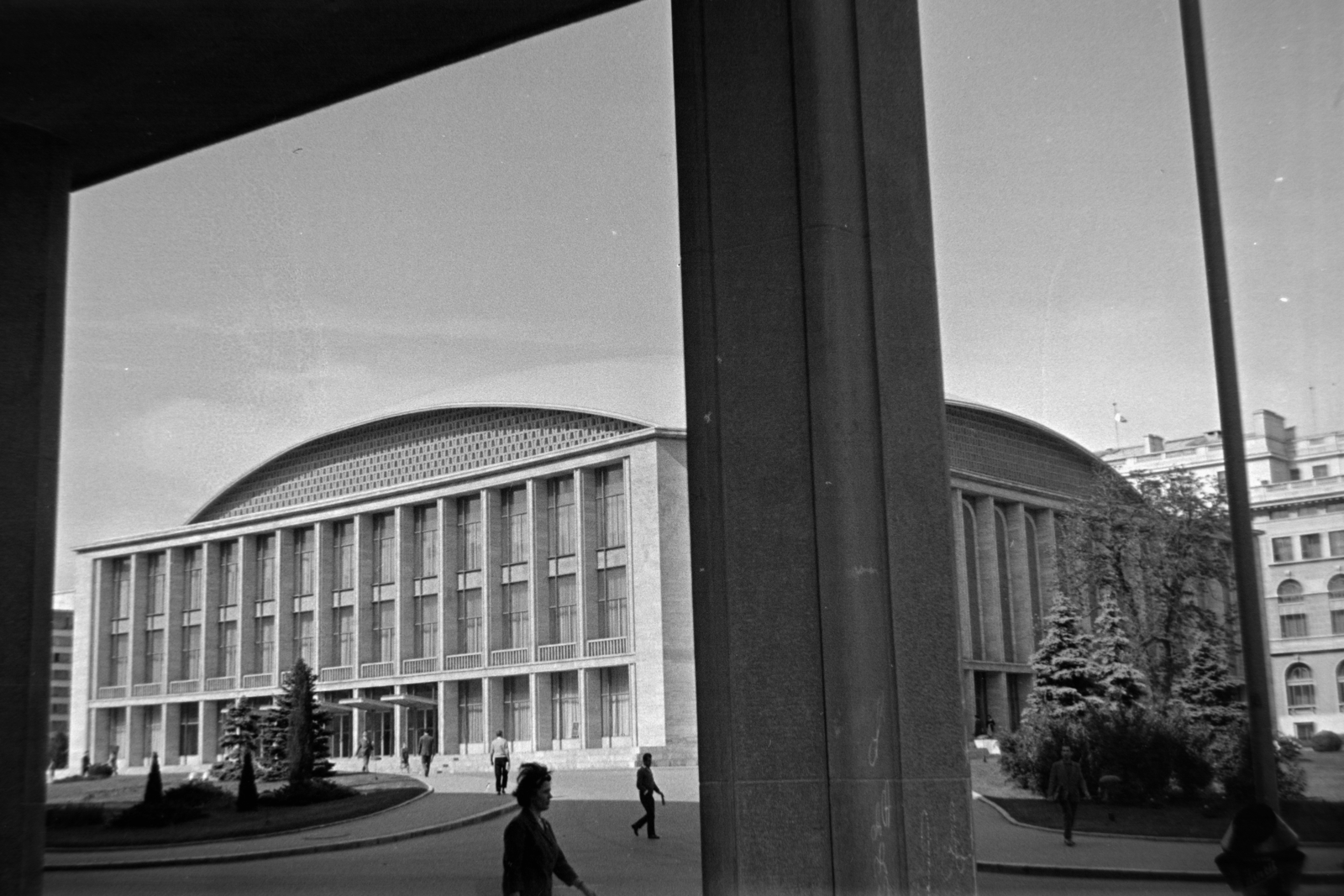 Romania, Bucharest, Strada Ion Câmpineanu (13 Decembrie), Kongresszusi Csarnok (Sala Palatului)., 1966, Szűcs Lóránd, Fortepan #196463
