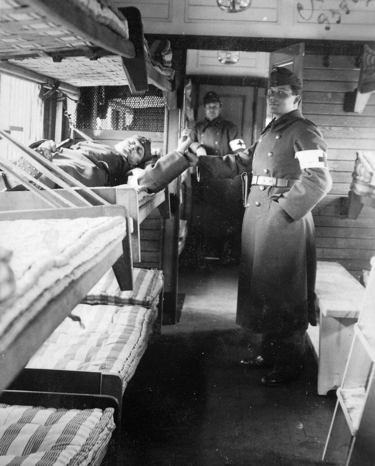 Kórházvonat a II. világháború alatt., 1942, Fortepan, healthcare, railway, second World War, hospital-train, Fortepan #19647