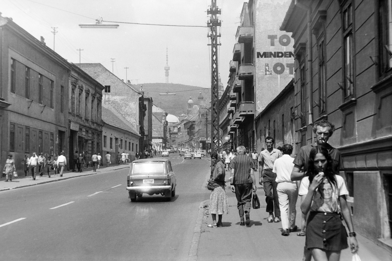 Hungary, Pécs, Bajcsy- Zsilinszky utca - Czinderi utca sarok., 1973, Szűcs Lóránd, Fortepan #196616