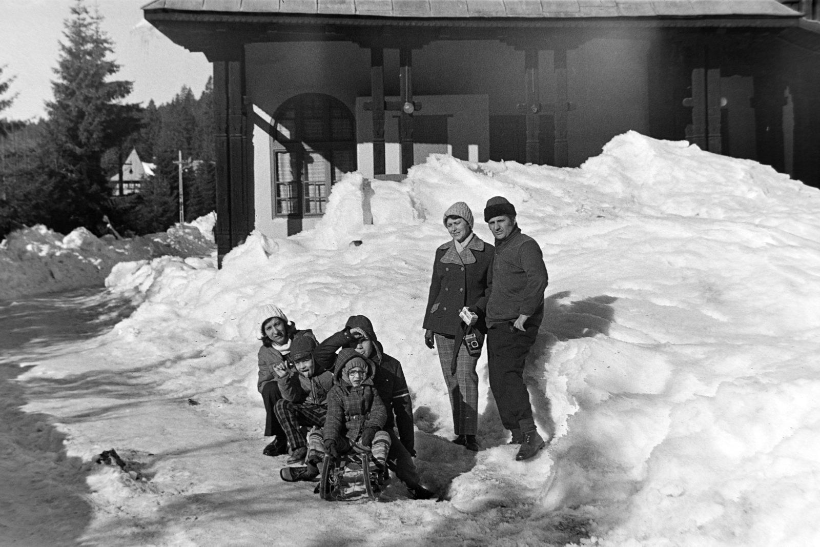 Románia,Erdély, Bondoraszó, Biharfüred üdülőtelep., 1974, Szűcs Lóránd, Fortepan #196643