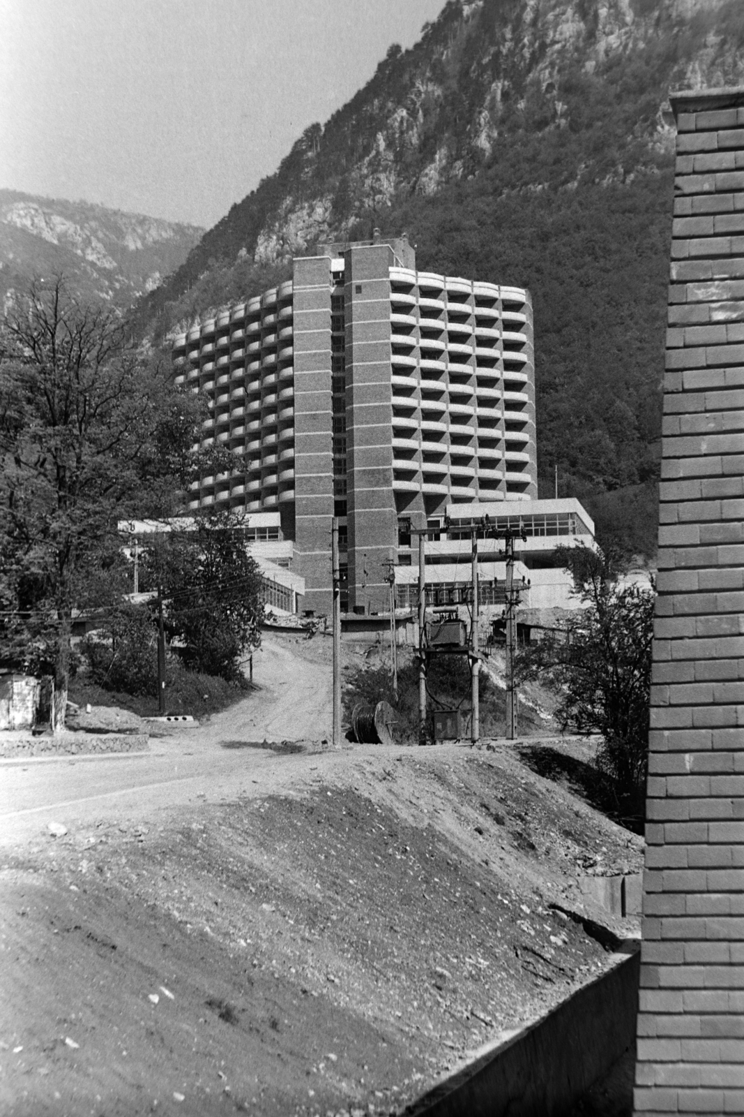 Románia,Erdély, Herkulesfürdő, Hotel Diana., 1977, Szűcs Lóránd, Fortepan #196660