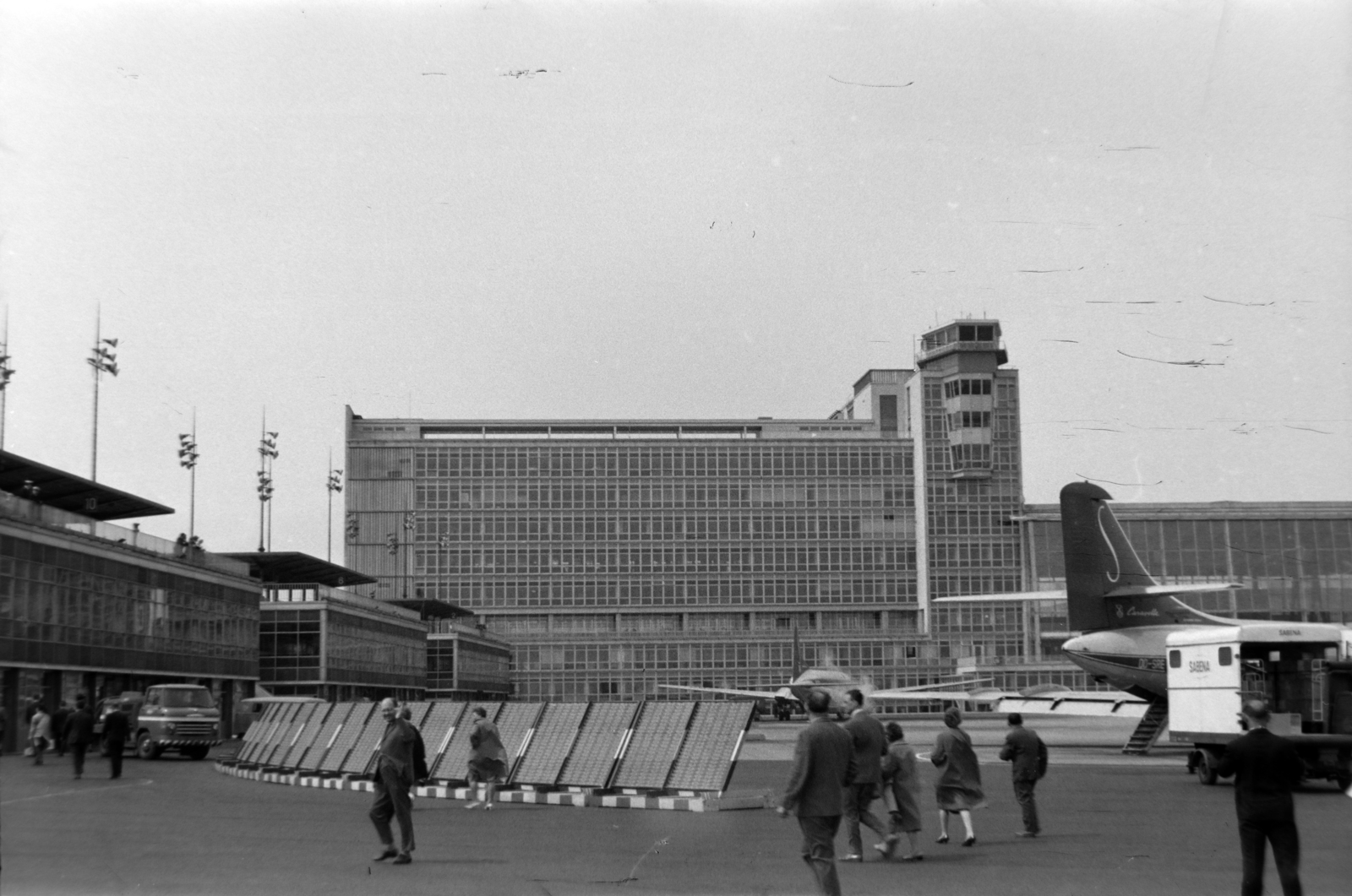 Belgium, Zaventem, Brüsszel nemzetközi repülőtere., 1960, Martin Kornél, repülőtér, Fortepan #196848