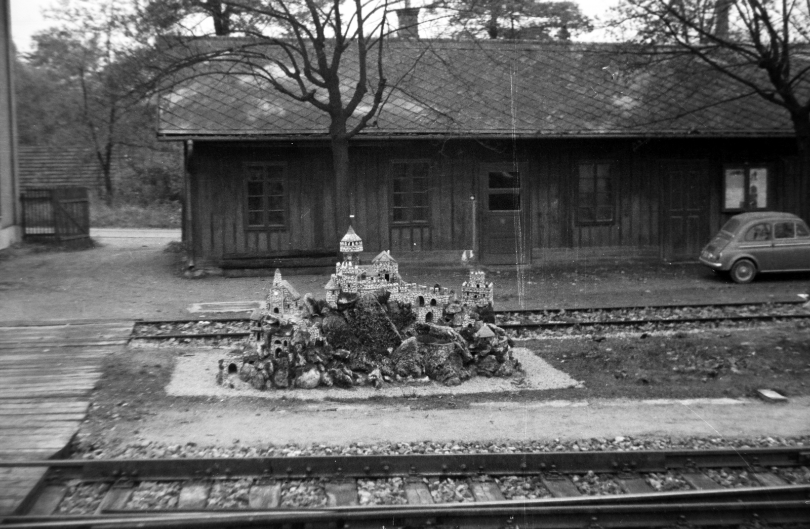 1958, Martin Kornél, castle, model, Fortepan #196919