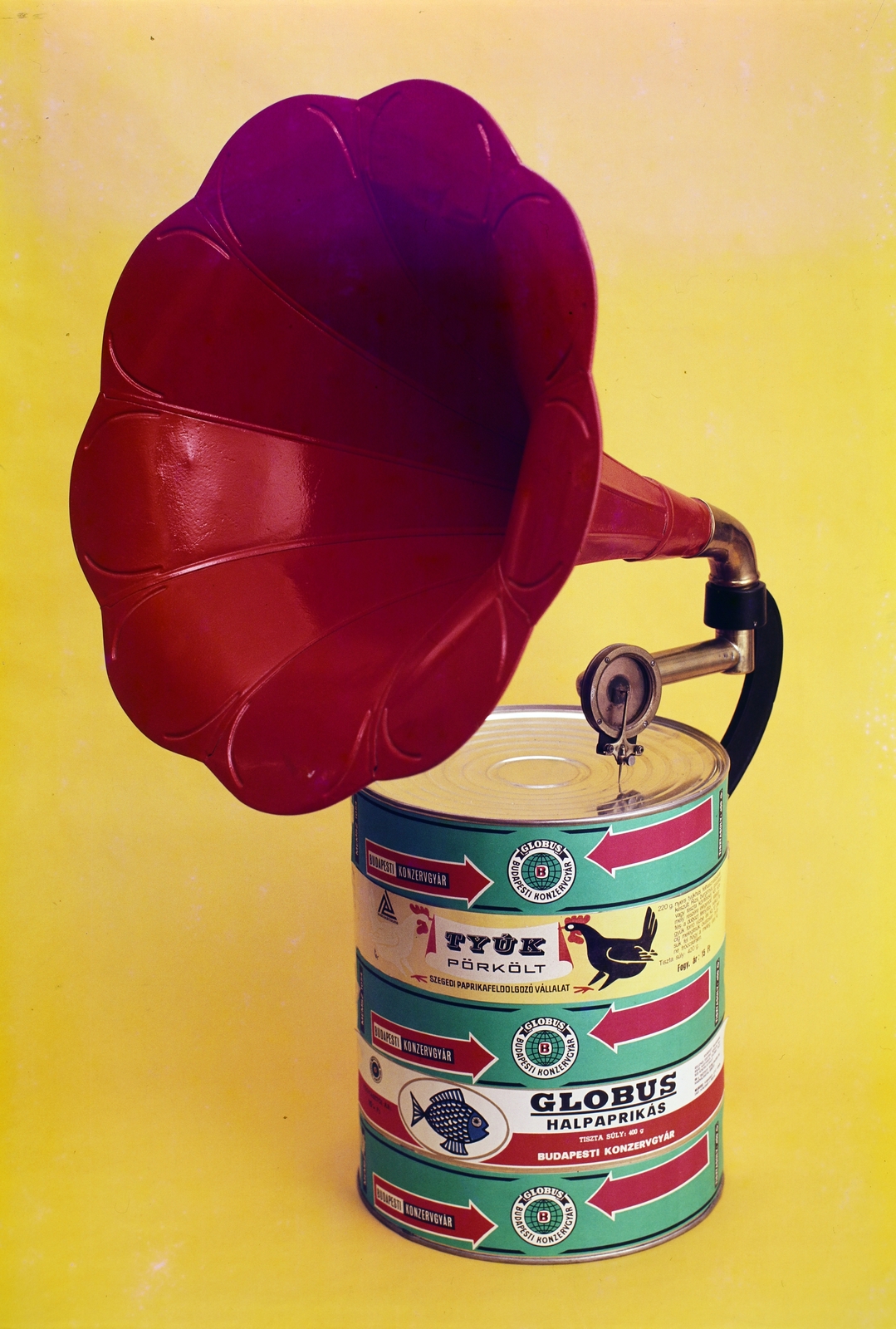 Hungary, Budapest, a felvétel a Globus Budapest Konzervgyár reklámplakátjához készült., 1980, Tóth József Füles, advertising photography, Globus-brand, Fortepan #197026