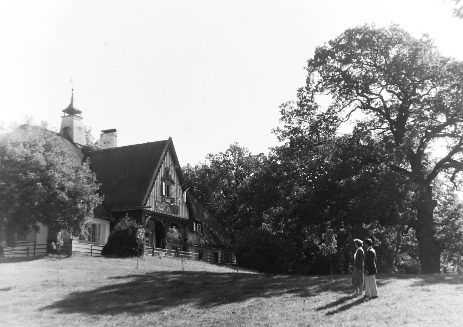 Magyarország, Buják, a Budapesti Konzervgyár Üdülője az egykor vadászkastélyban., 1957, Keveházi János, épület, Fortepan #197542