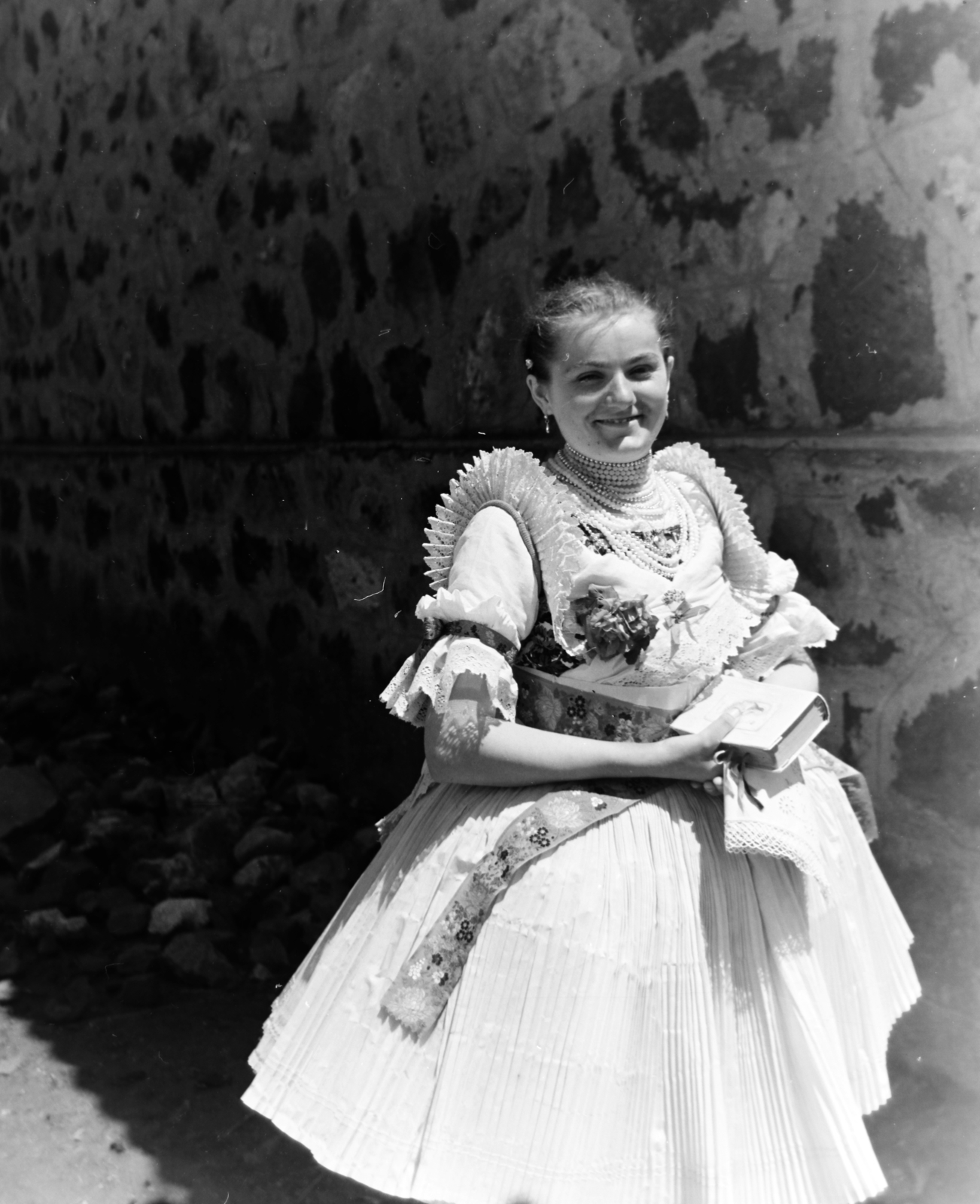Magyarország, Buják, 1957, Keveházi János, népviselet, Fortepan #197543