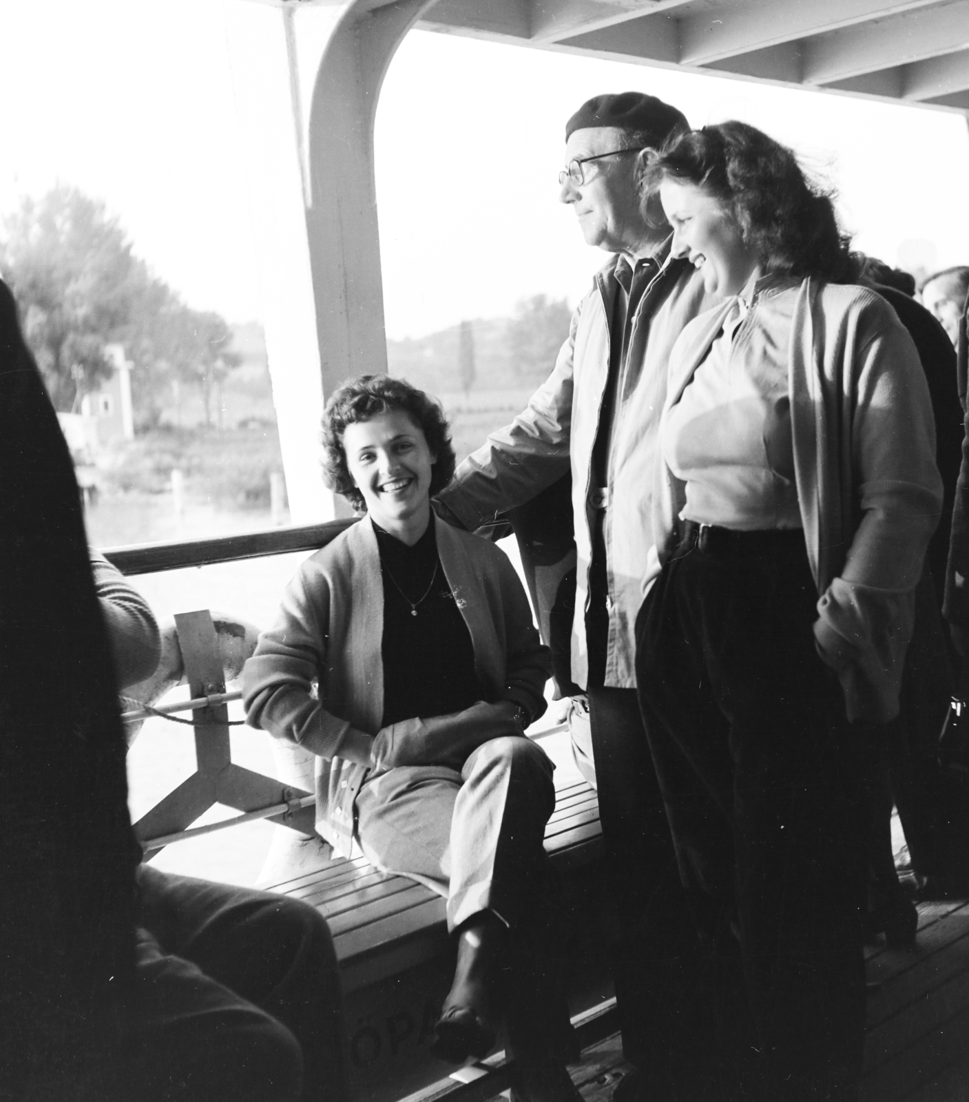 1959, Keveházi János, boat trip, Fortepan #197716