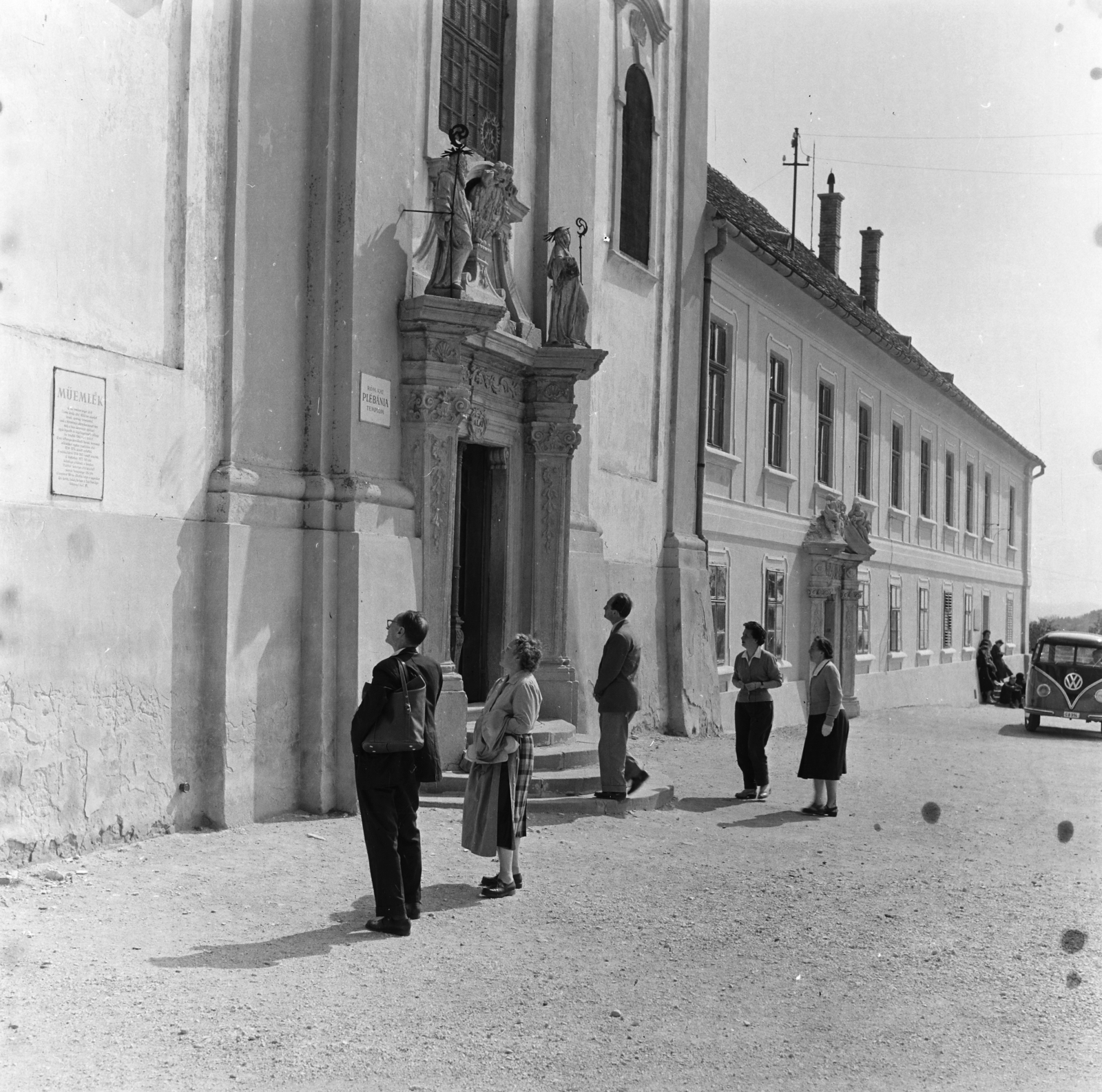 Hungary,Lake Balaton, Tihany, Bencés Apátság., 1959, Keveházi János, Fortepan #197733