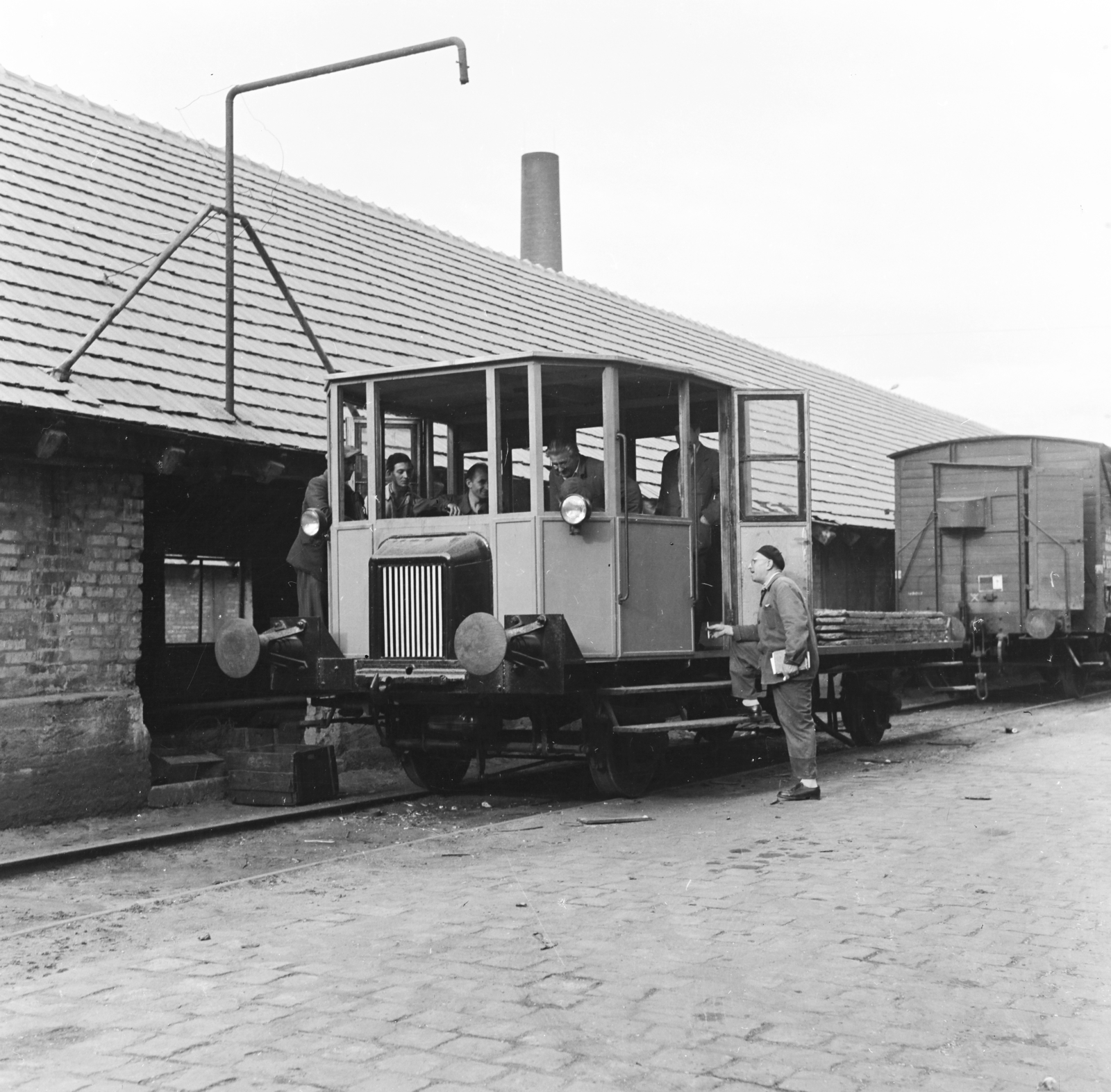 Magyarország, Budapest X., Maglódi út 6., Növényolaj és Szappangyár., 1959, Keveházi János, Budapest, gyártelep, vasút, Fortepan #197752