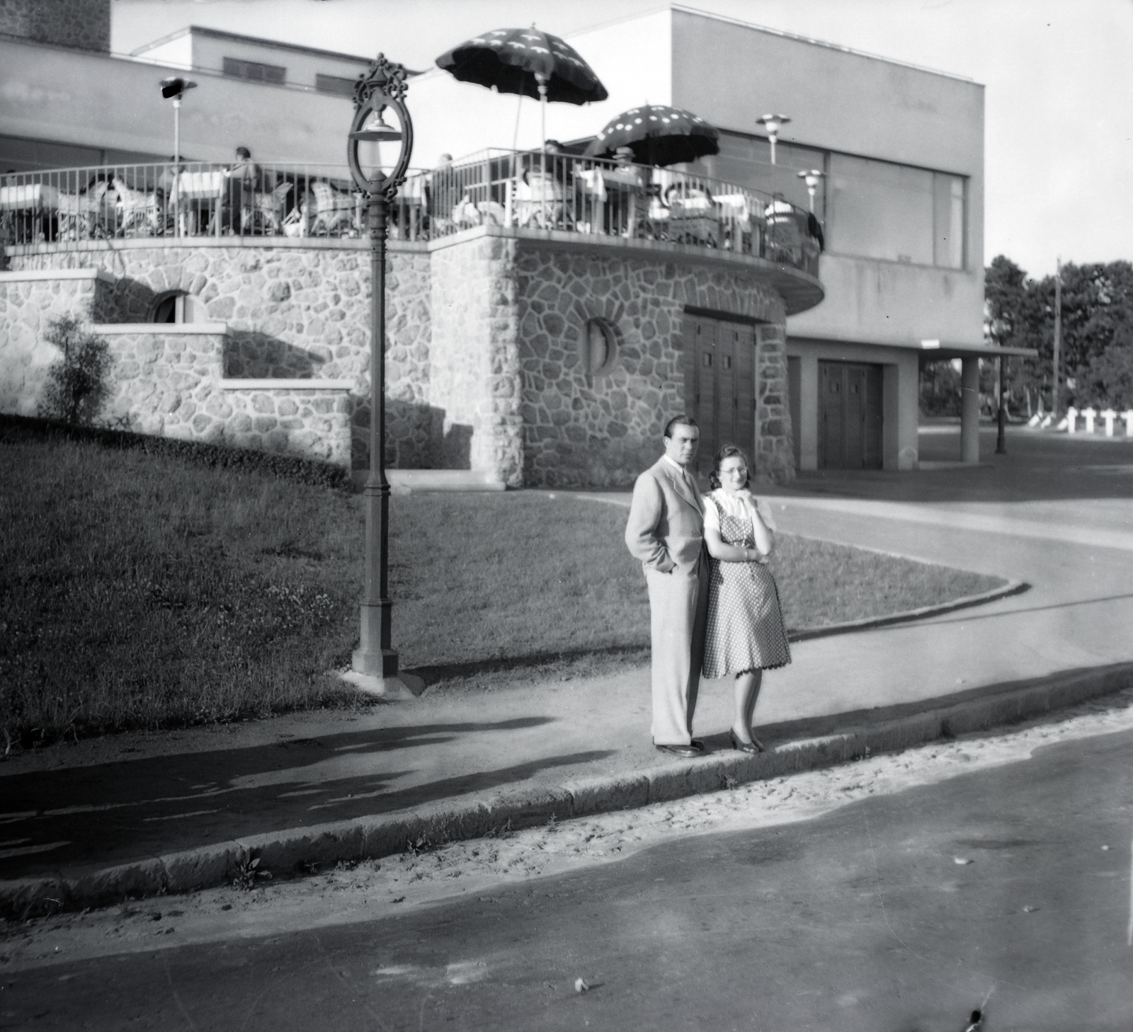 Hungary, Pécs, Kikelet szálló., 1937, Privát Fotó és Film Archívum-Höfler Tibor gyűjtemény, hospitality, hotel, modern architecture, Fortepan #19781