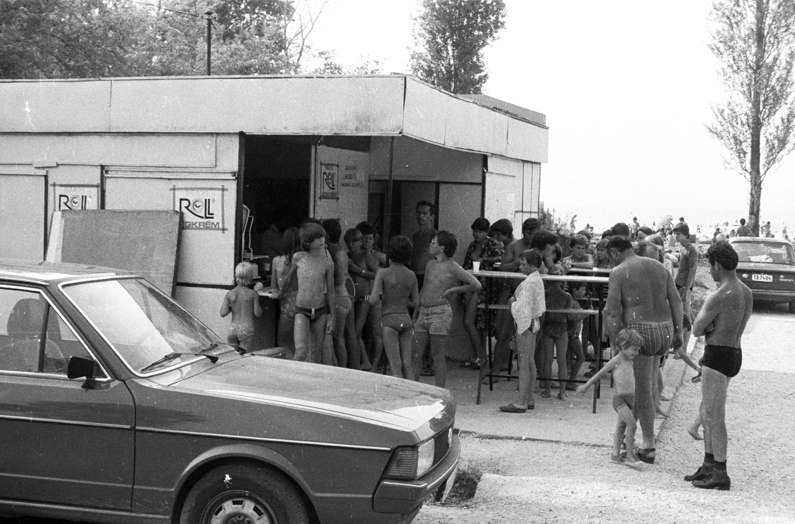 Magyarország,Balaton, Siófok, strand., 1981, Szalay Zoltán, Fortepan #197891