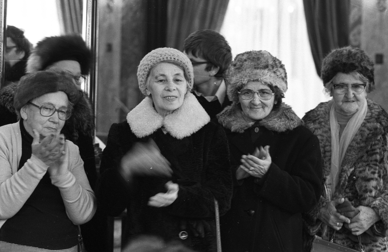 Hungary, Budapest V., az Astoria szálló hallja. A Ki nyer ma? – játék és muzsika tíz percben, a Magyar Rádió déli zenei vetélkedője., 1984, Szalay Zoltán, Budapest, Fortepan #197970