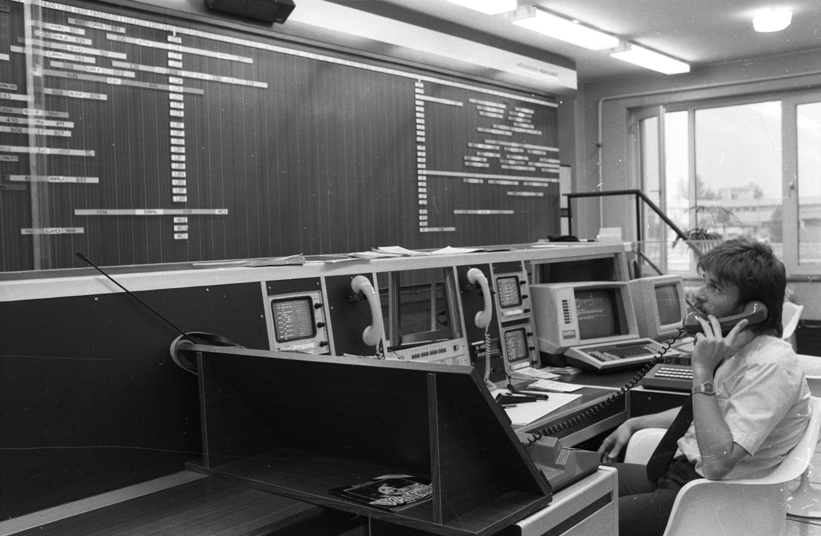 Hungary, Ferihegy (now - Ferenc Liszt) International Airport, Budapest XVIII., 1985, Szalay Zoltán, Budapest, Fortepan #198122