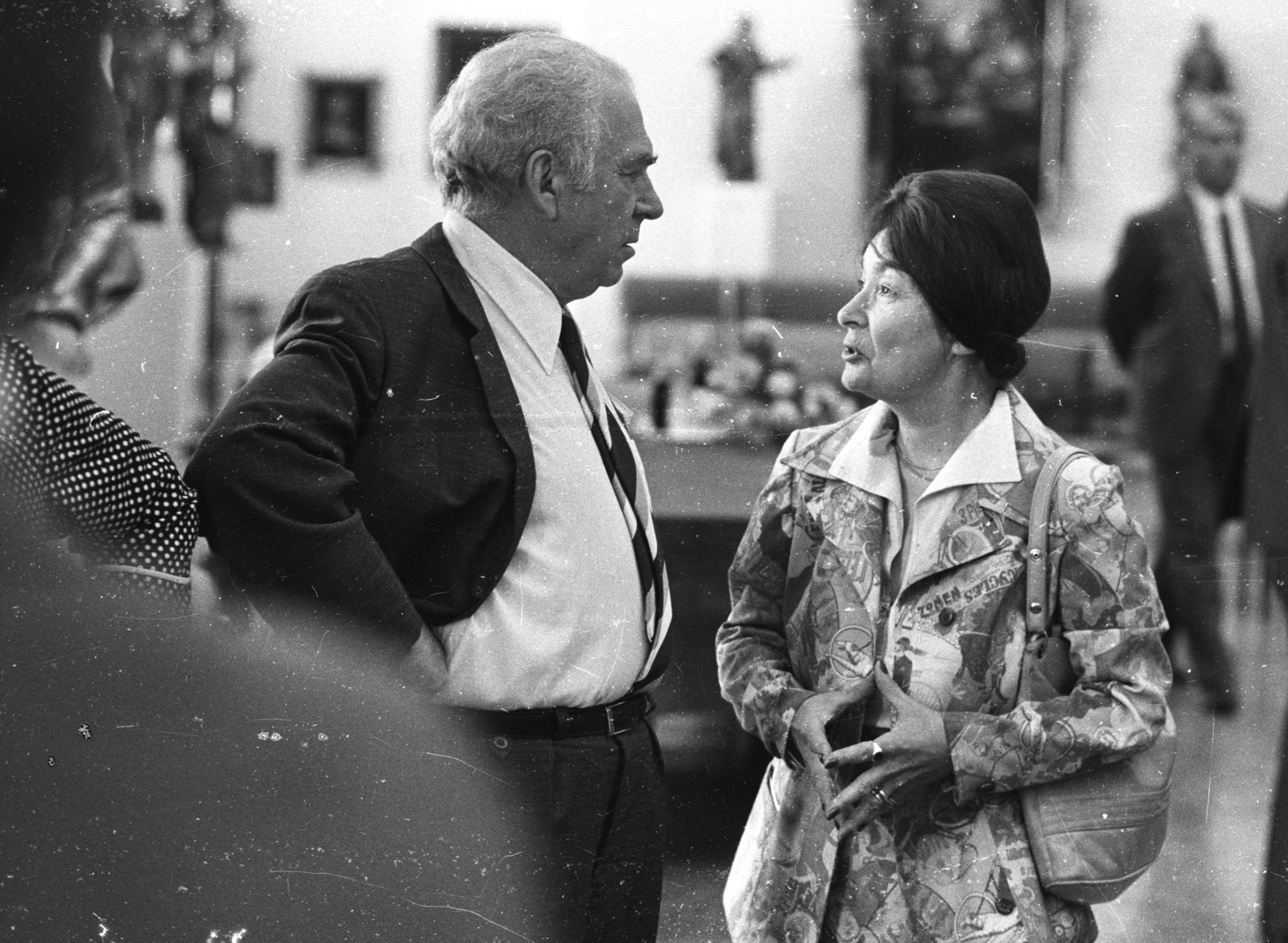 Hungary, Nagy Péter irodalomtörténész és Szabó Magda író., 1983, Szalay Zoltán, Fortepan #198208